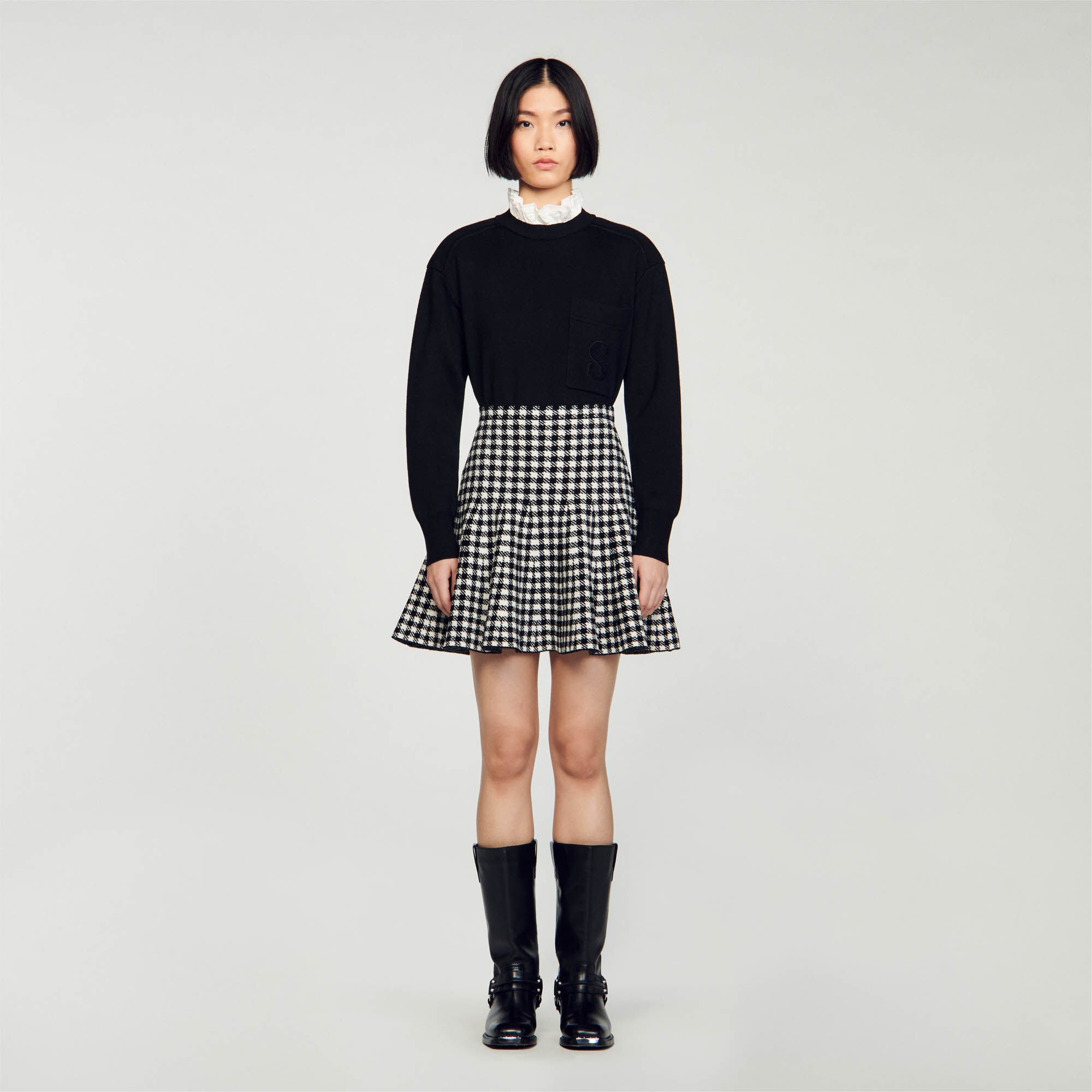 Meelane Knit skirt Skirts Sandro Paris