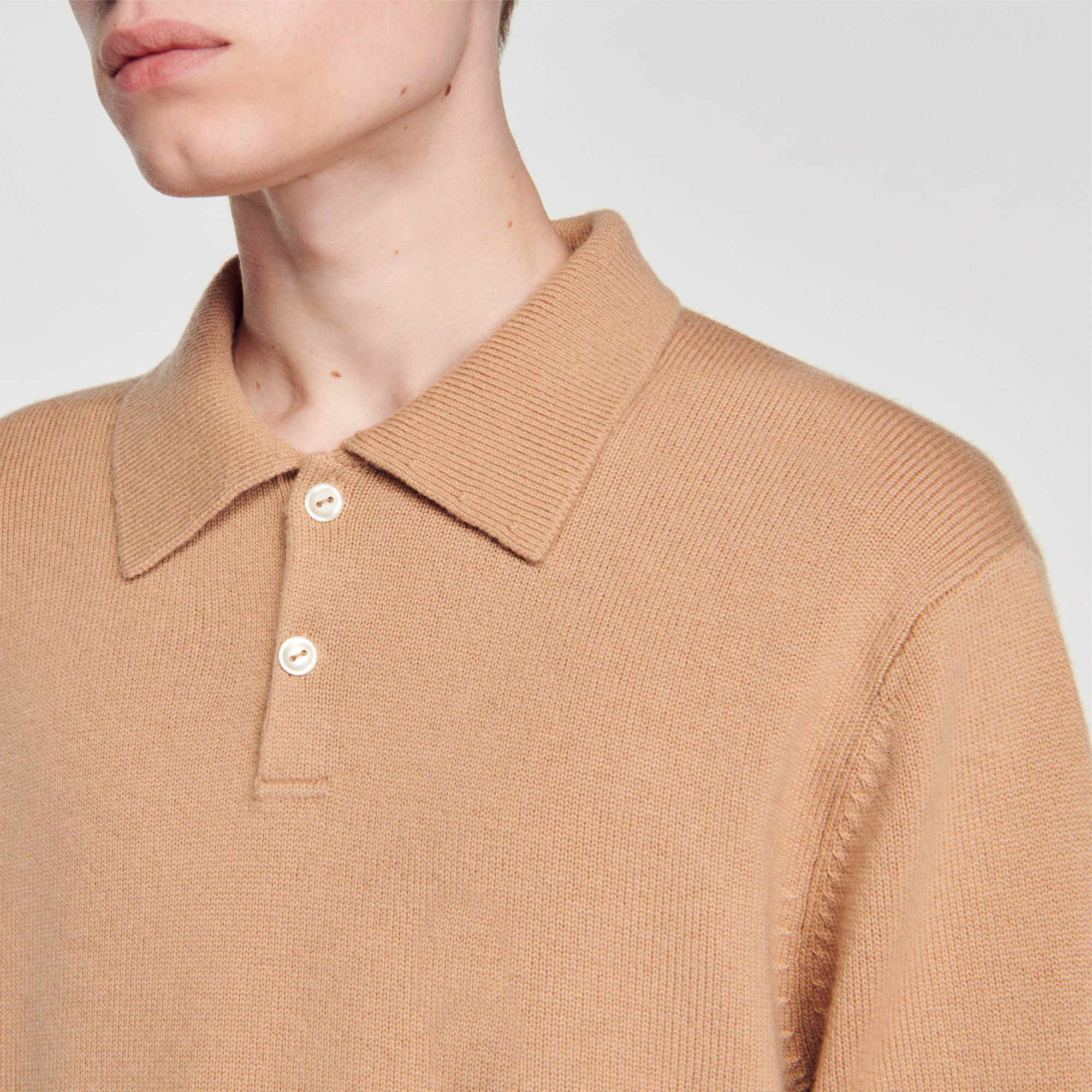 Polo discount lacoste camel