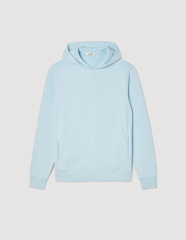 Sandro Hooded sweatshirt with rubber logo Login to add to Wish list. 2