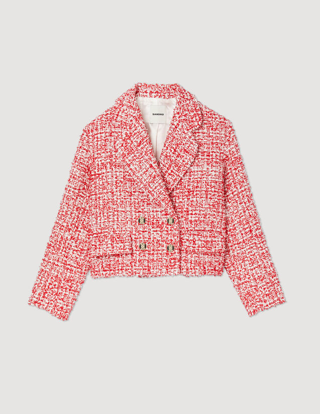 Sandro Cropped tweed jacket Login to add to Wish list. 2