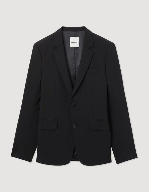 Black Virgin wool suit jacket - Suits & Blazers