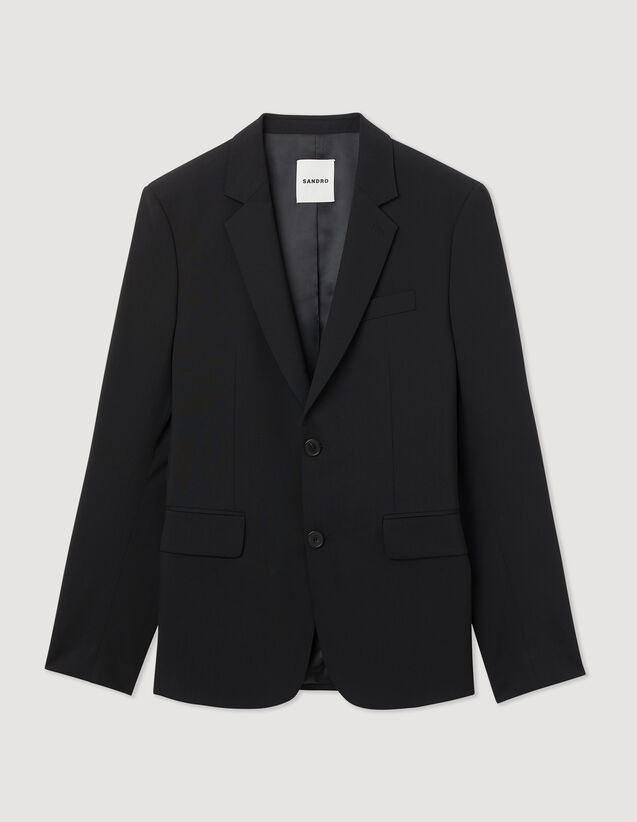 Double-breasted suit jacket - Blazers & Jackets - Sandro-paris.com