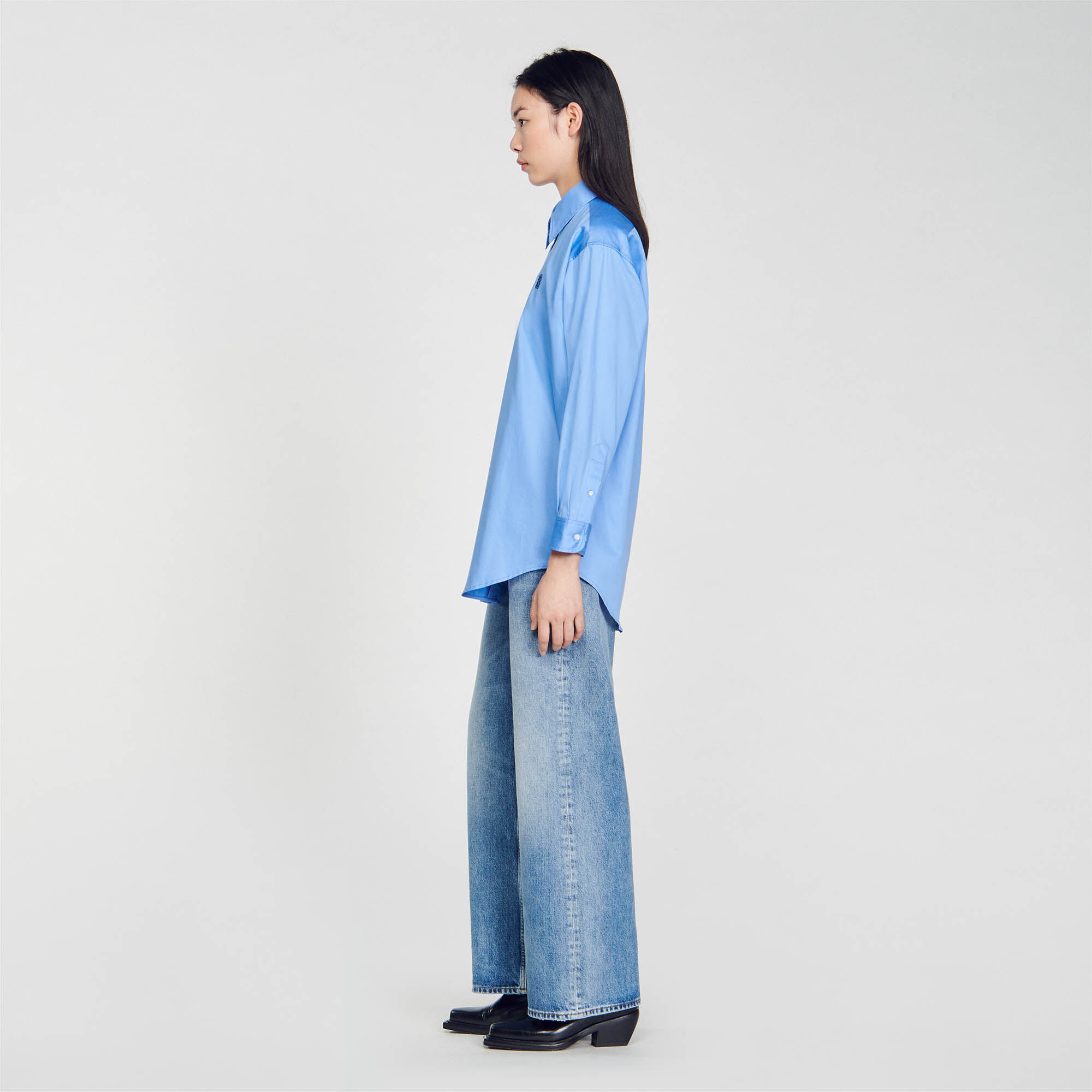 Chemise en hotsell jean sandro