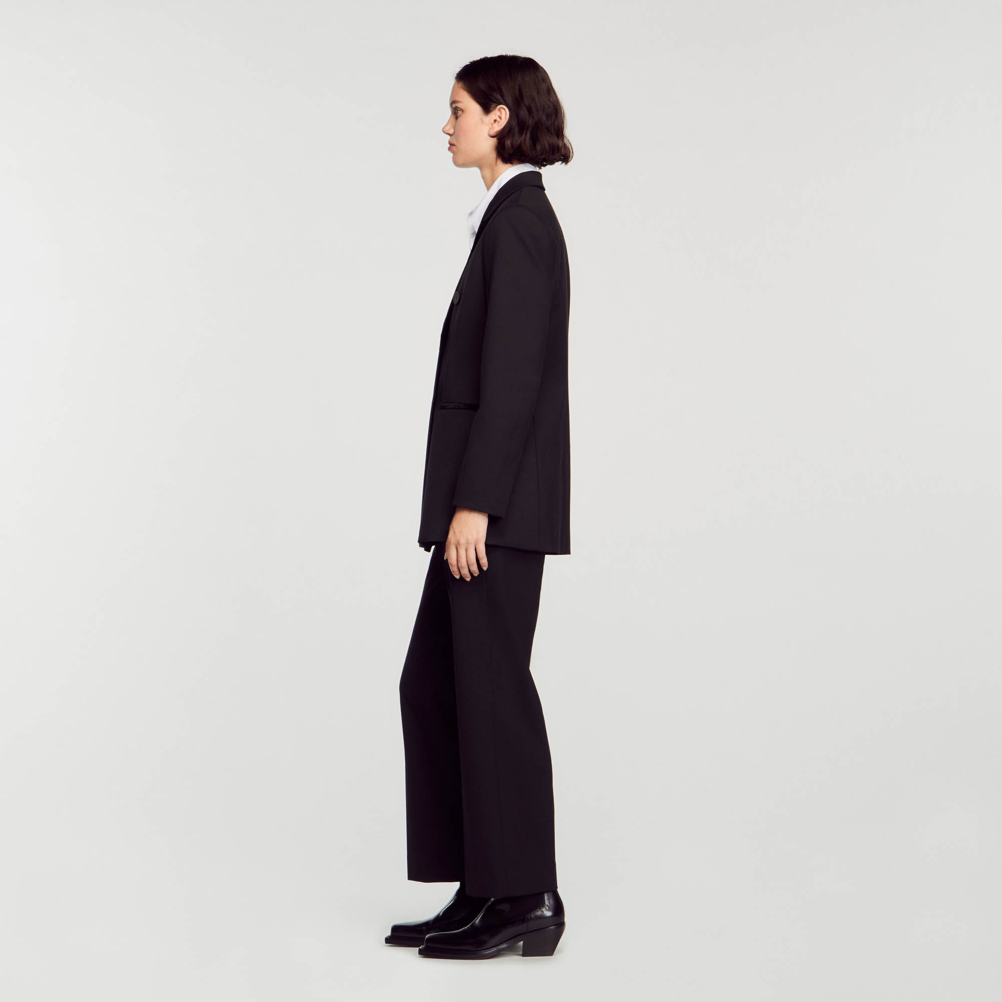Sandro velvet jacket store