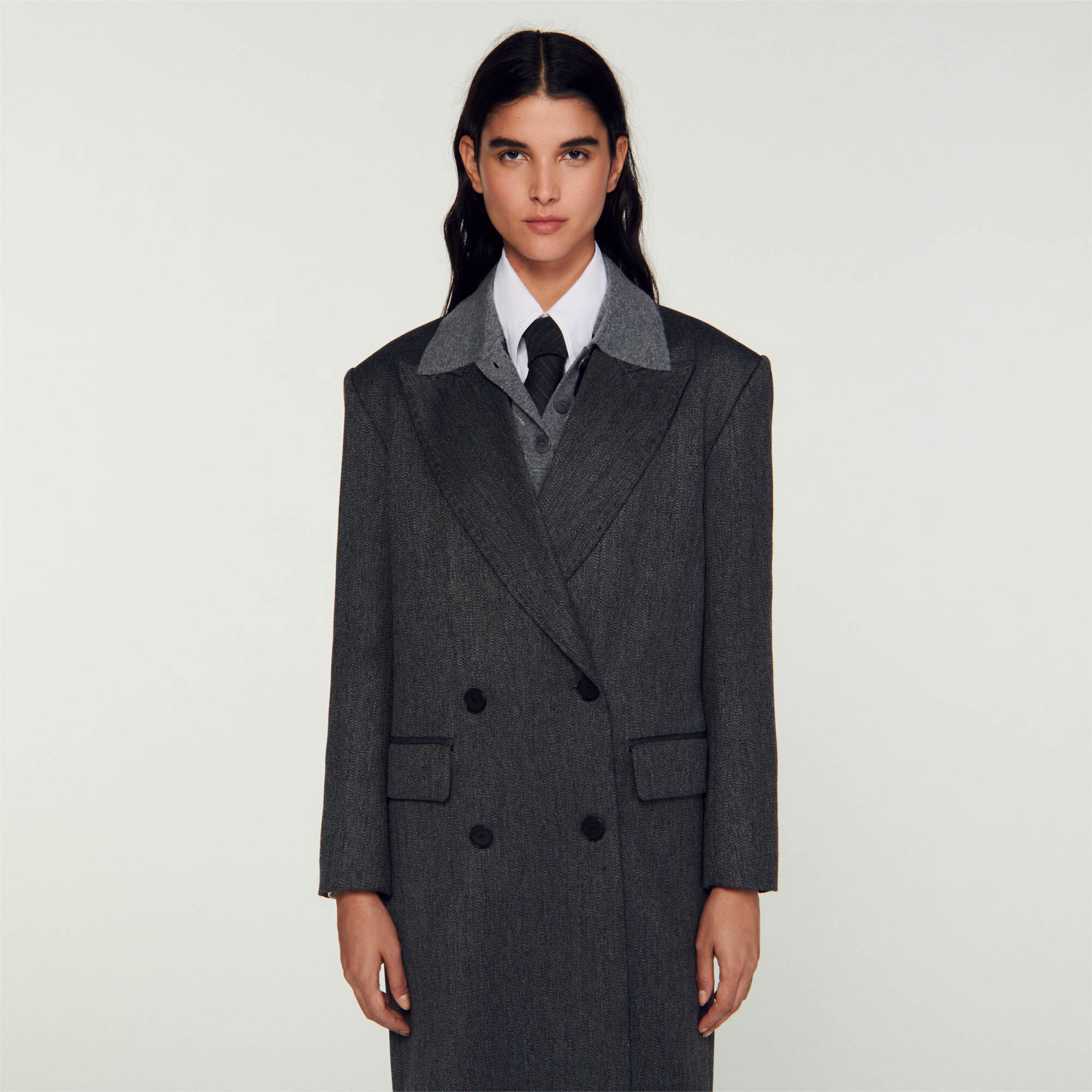 Tim Long coat Coats Sandro Paris