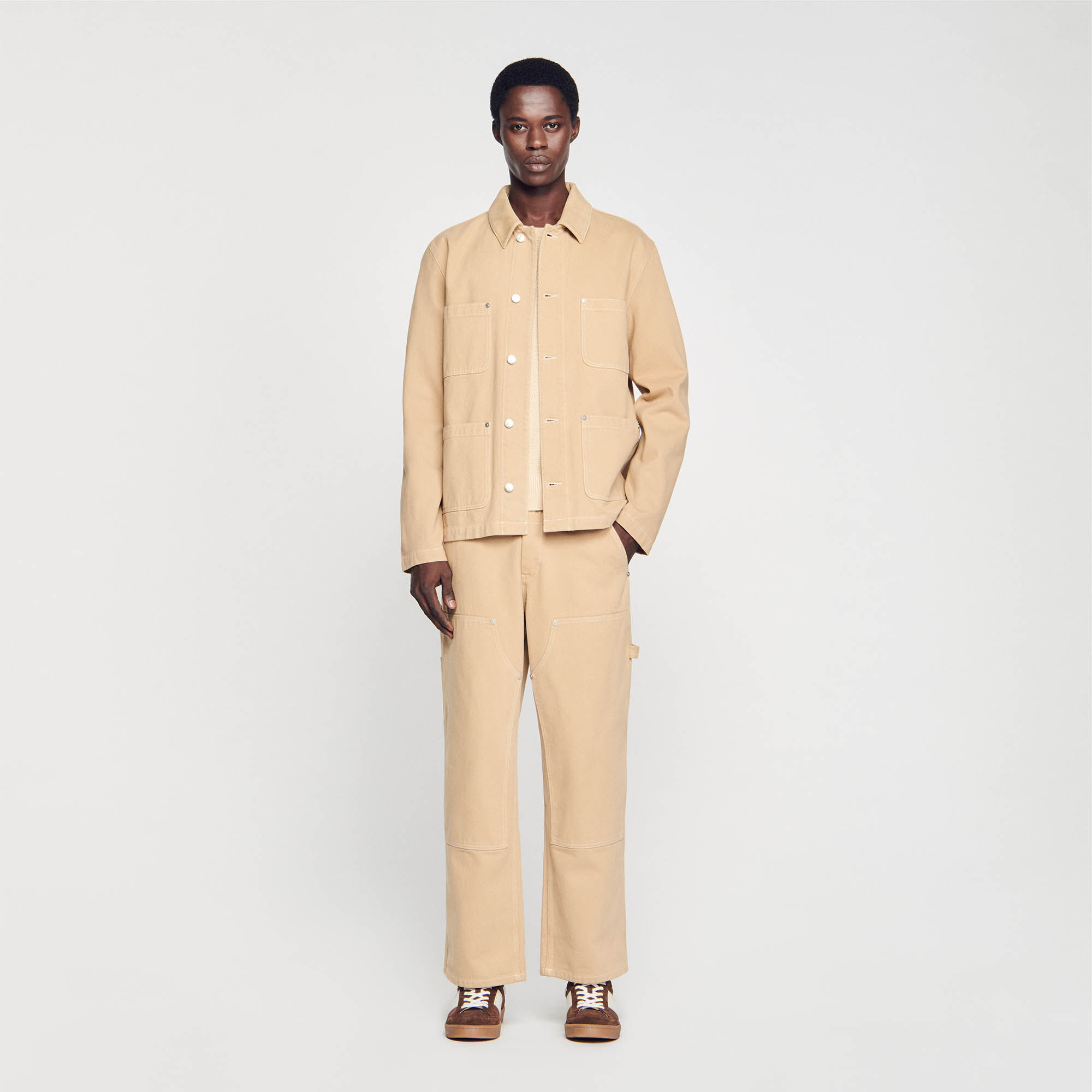 Sandro discount baseball jacket