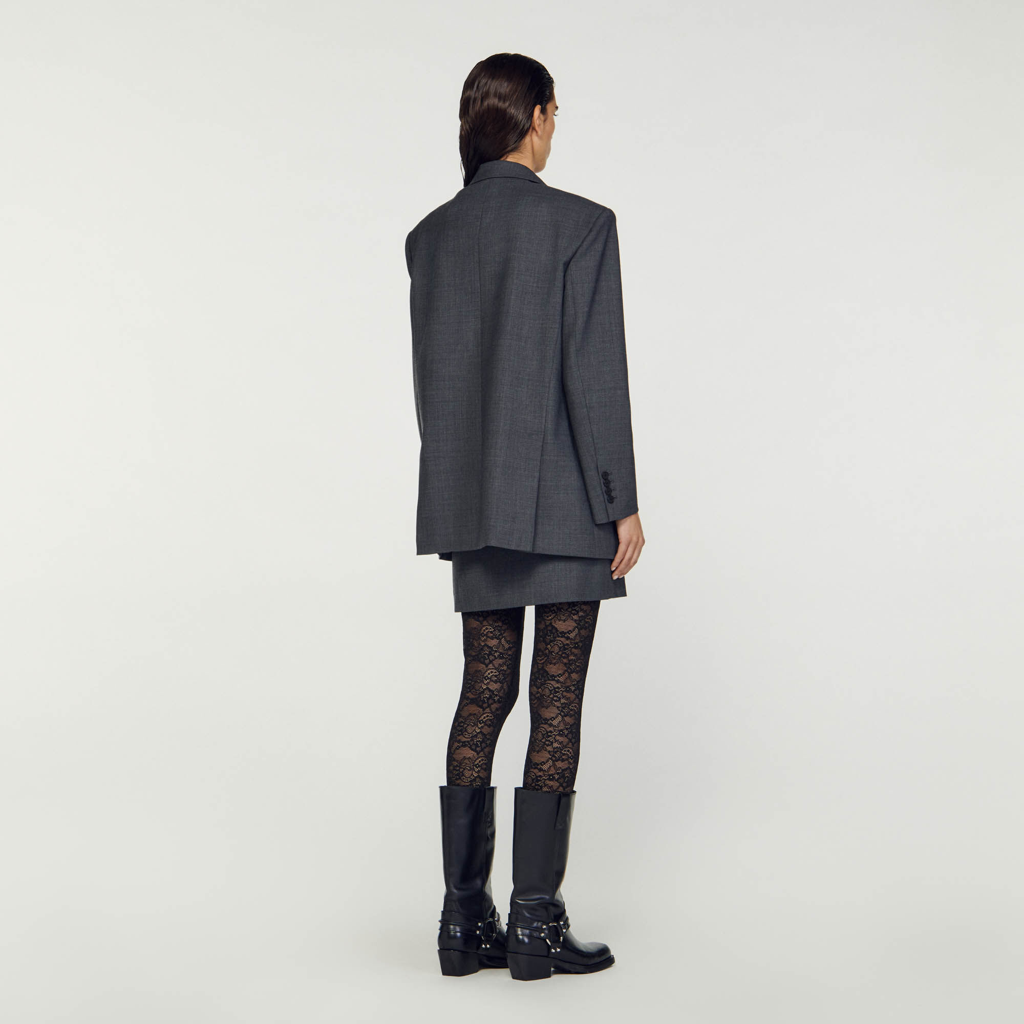 Sandro sales grey coat