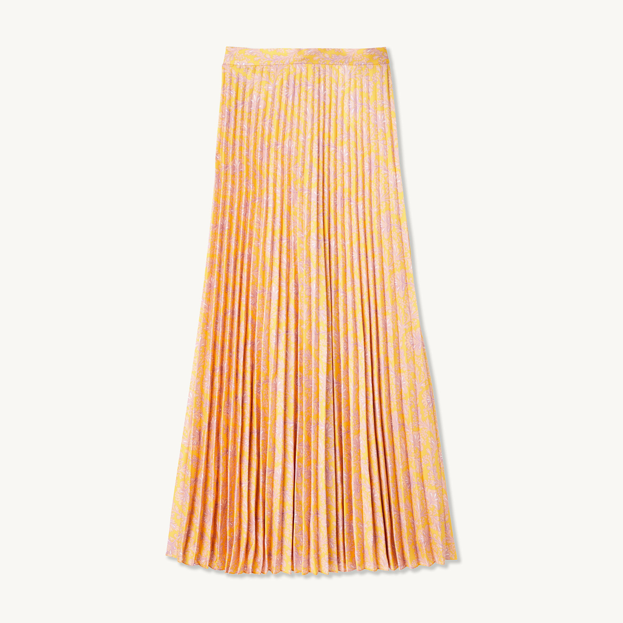 Sandro plaid sales pleated midi skirt