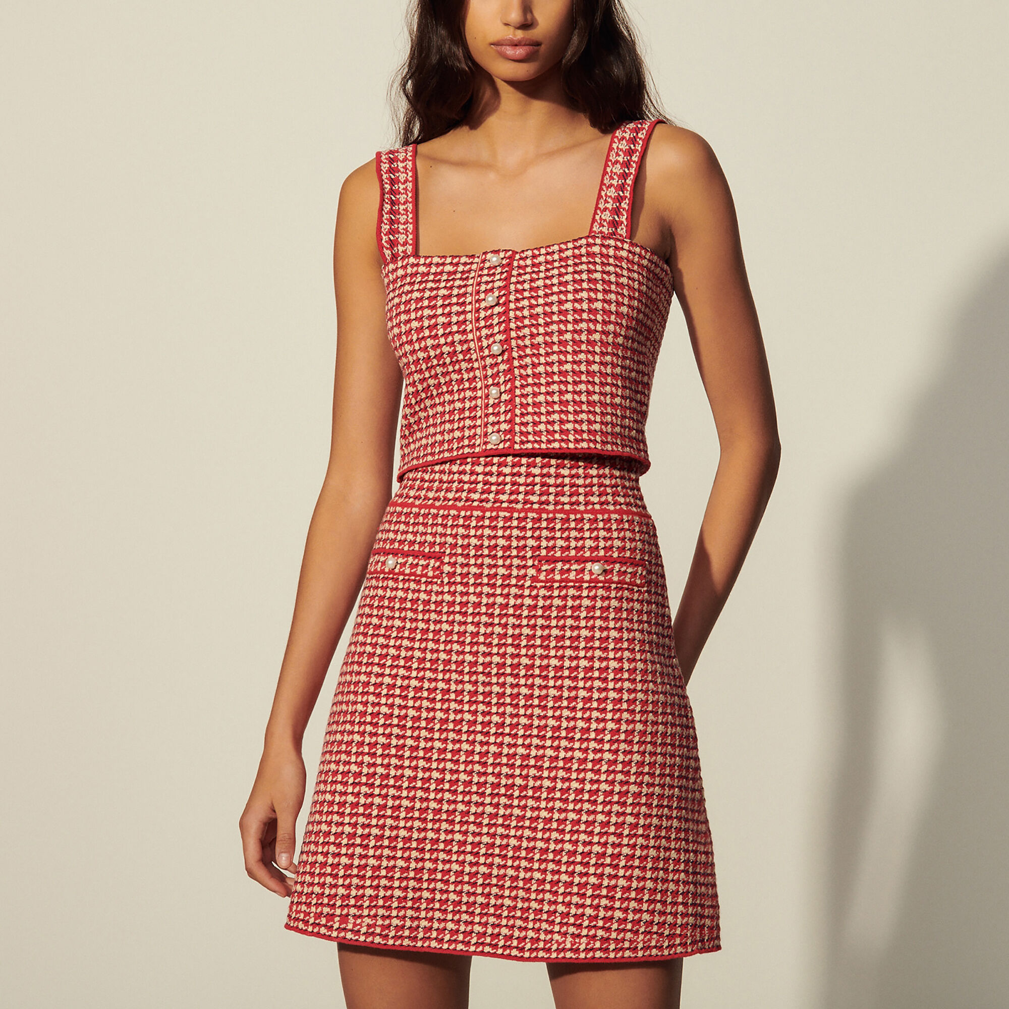 Sandro paris red dress