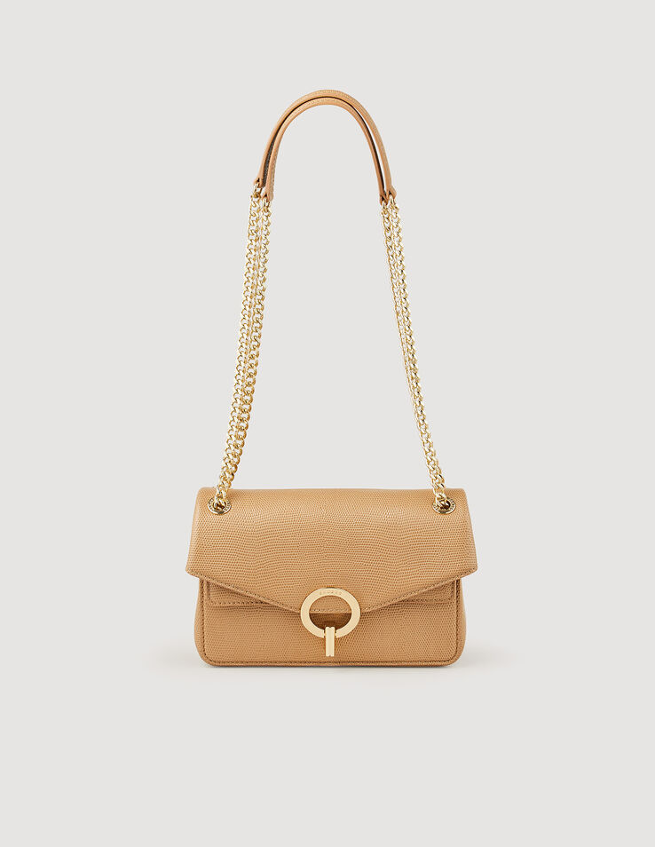 Sandro Small embossed leather Yza bag Login to add to Wish list. 1