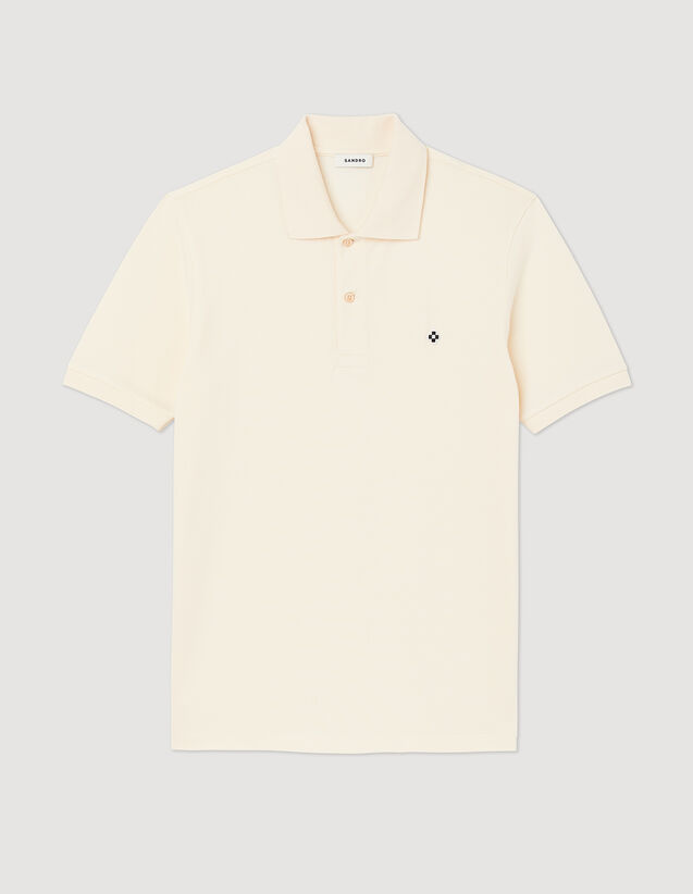 Sandro Polo shirt with Square Cross patch. 2