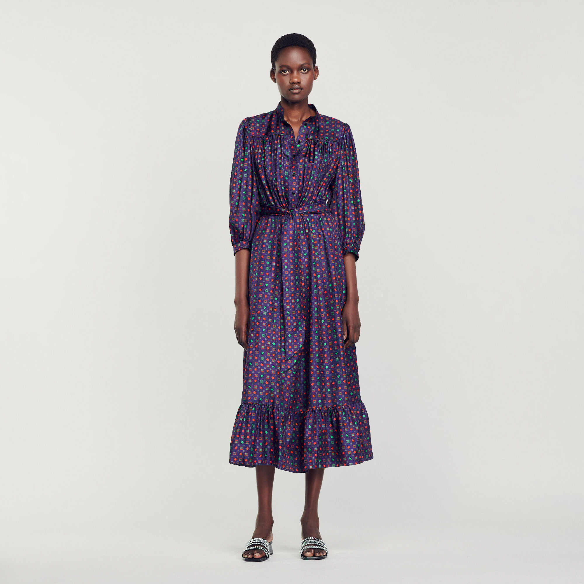 Sandro paisley dress online