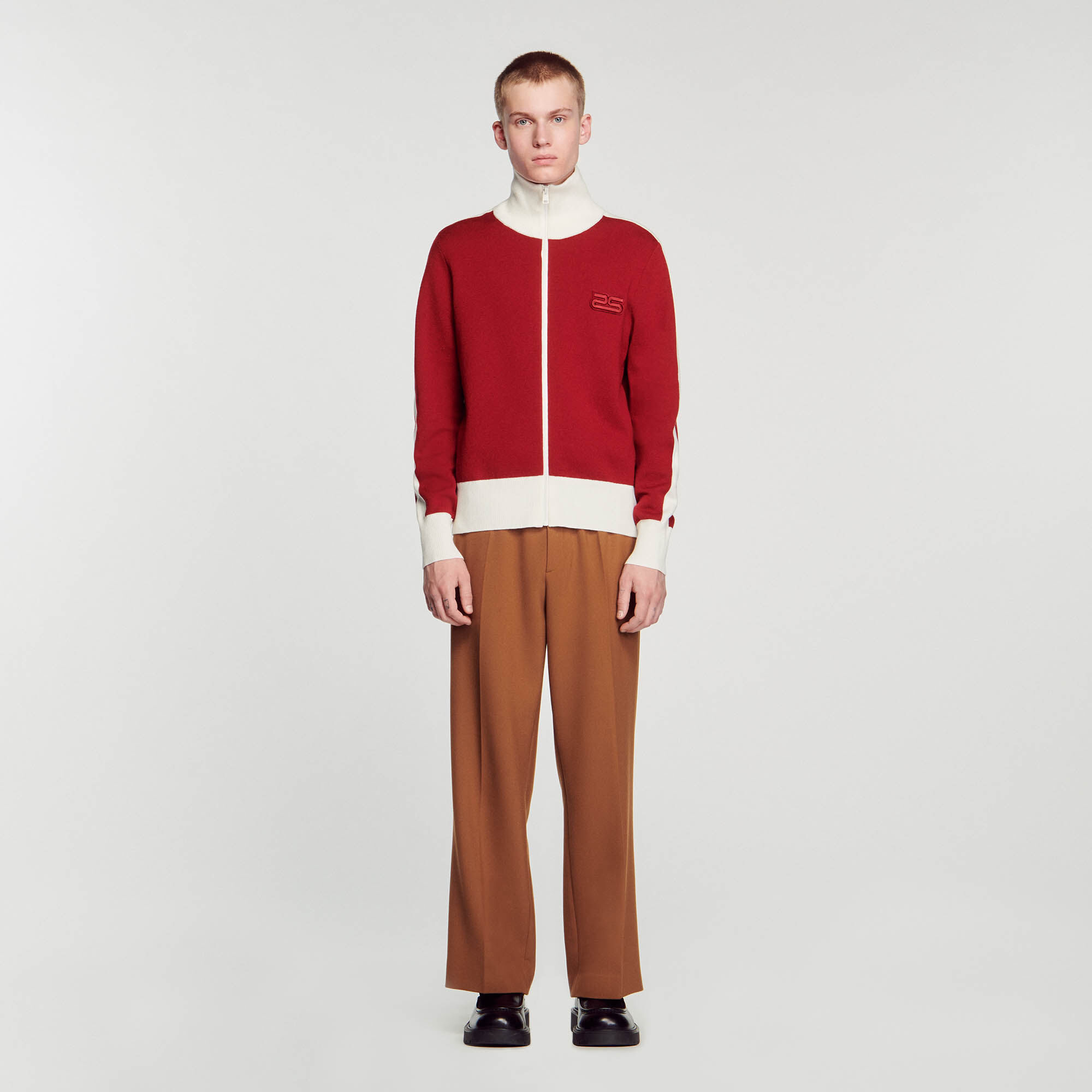 Sandro 2025 red sweater