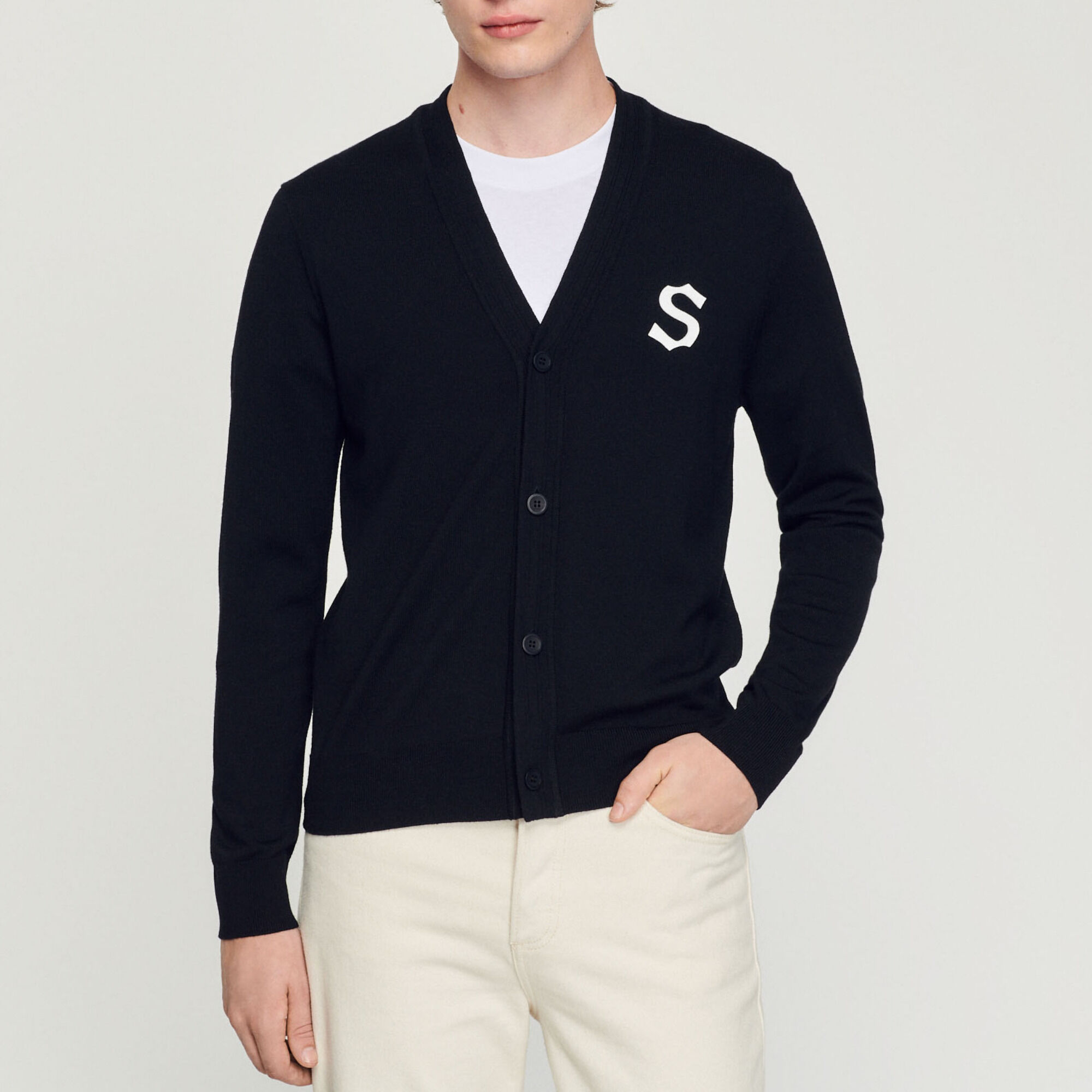 Sandro hot sale crossover sweater