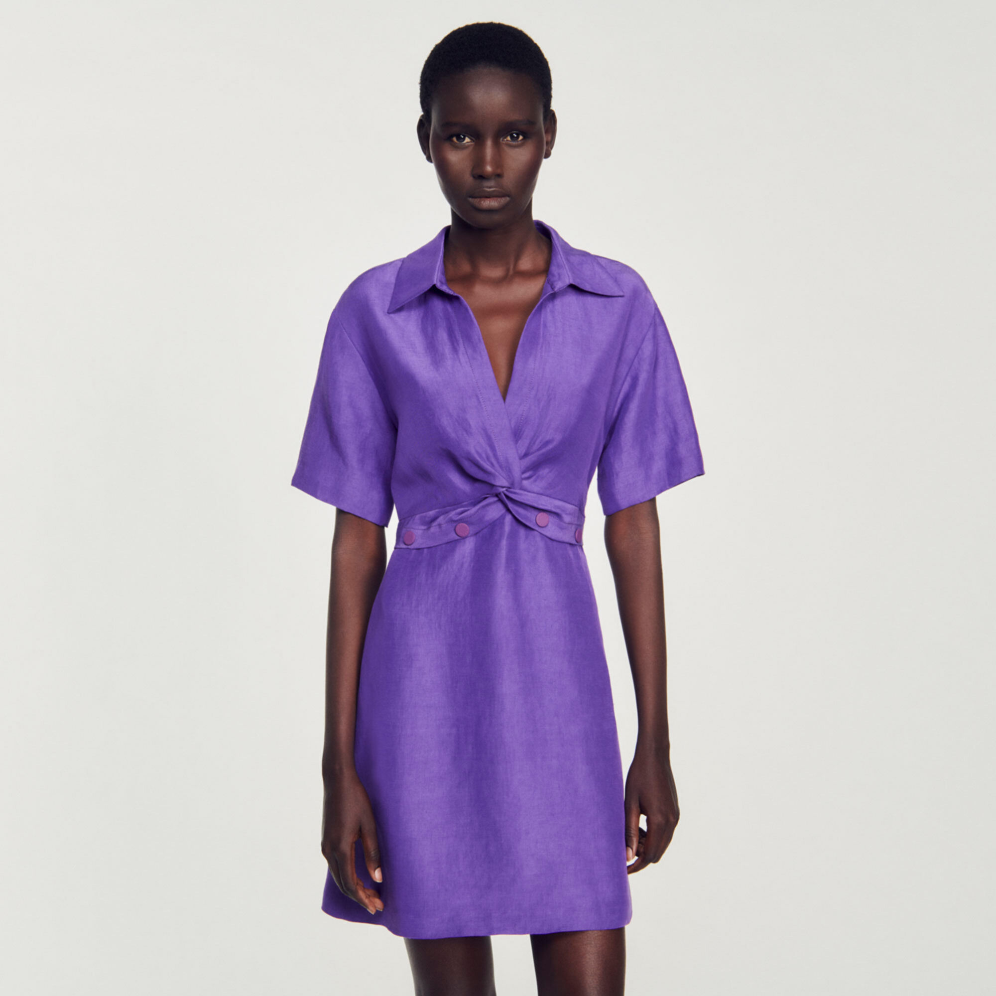 Sandro on sale purple dress