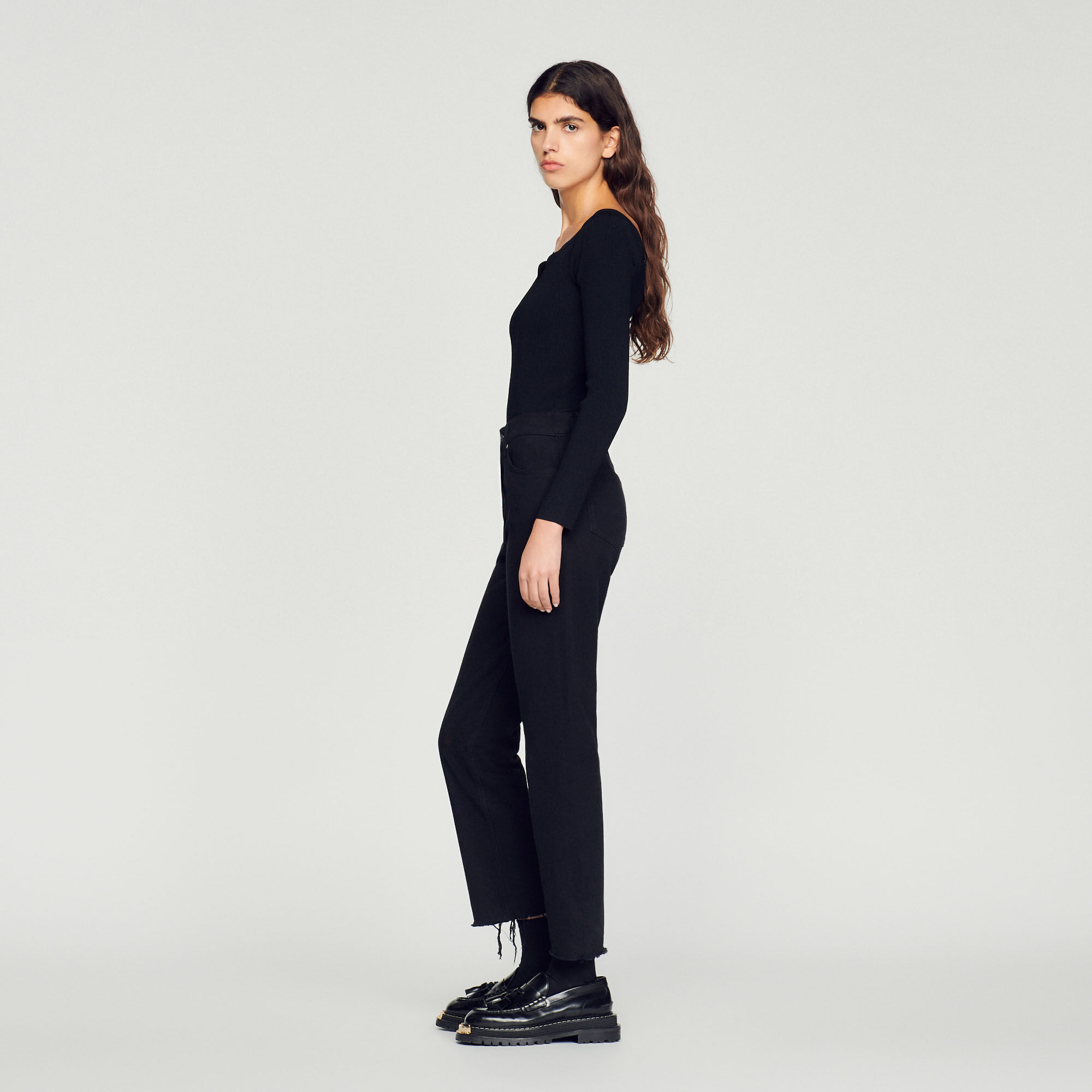 Knit bodysuit with sweetheart neck Select a size and Login to add to Wish  list
