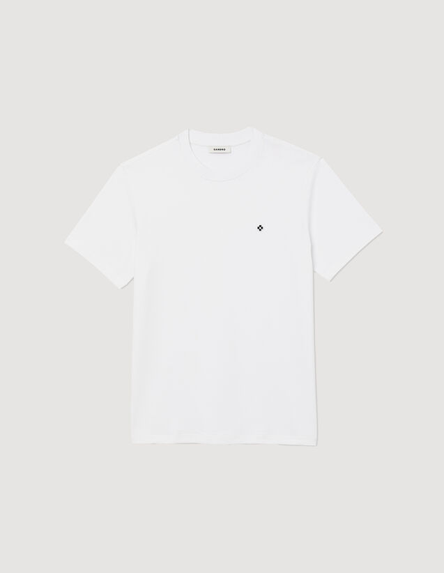 Sandro T-shirt with Square Cross patch. 2