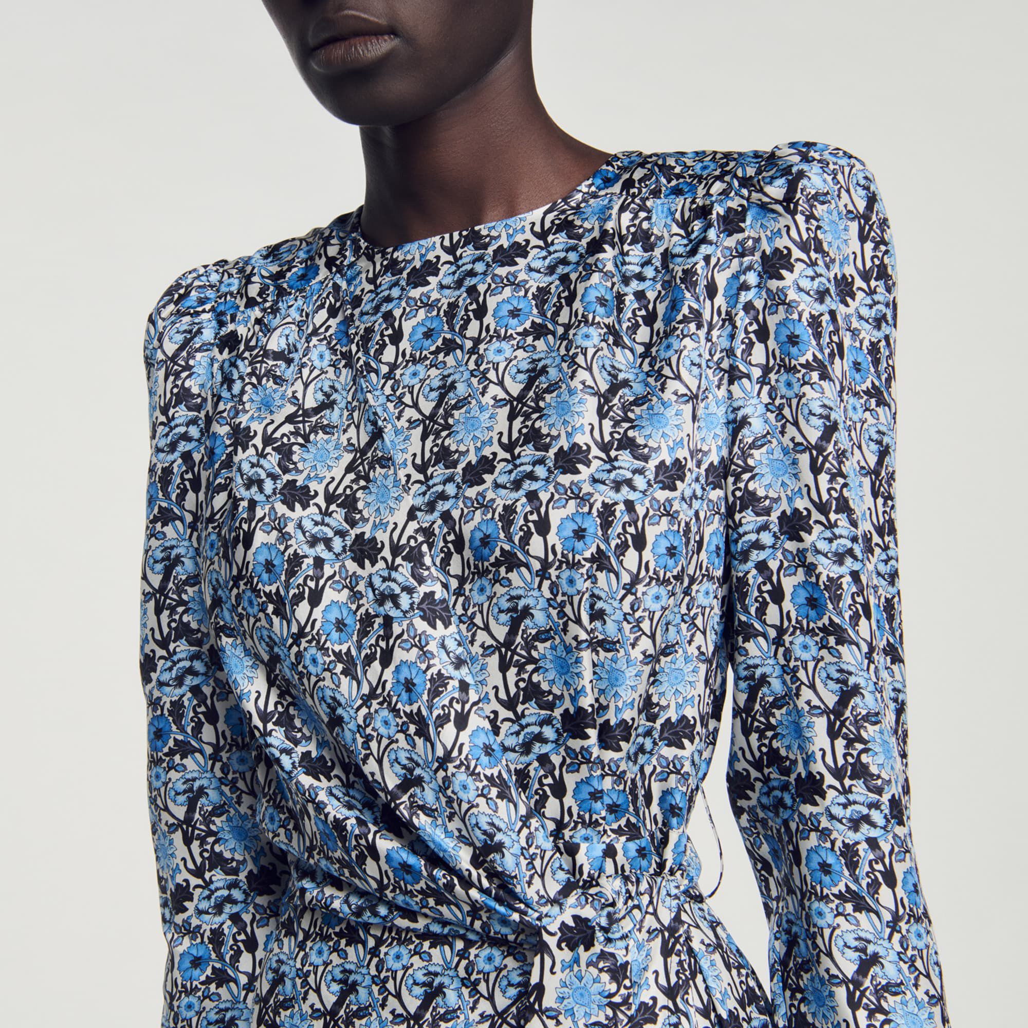 Sandro paris deals blue dress