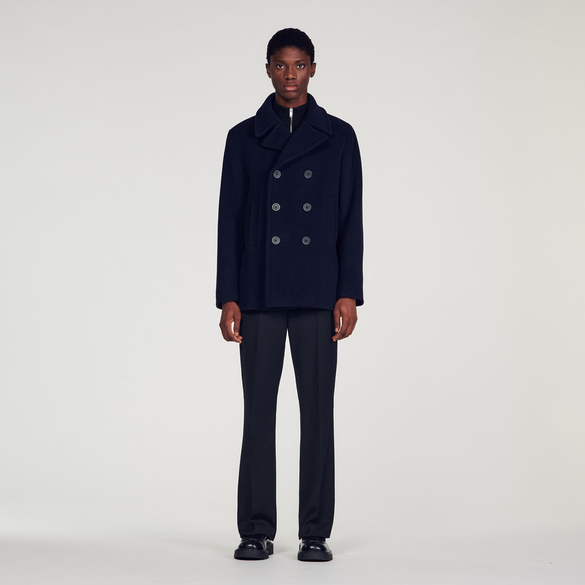 Wool pea coat