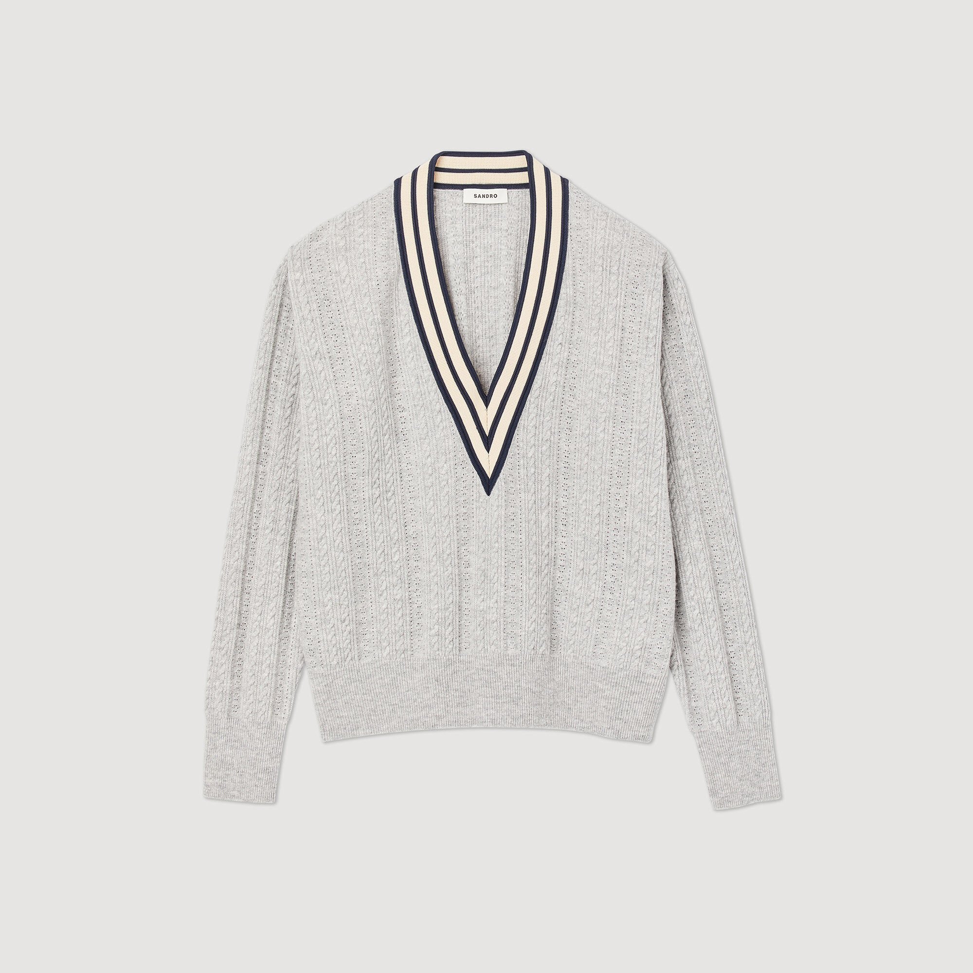 Sandro v neck sweater top
