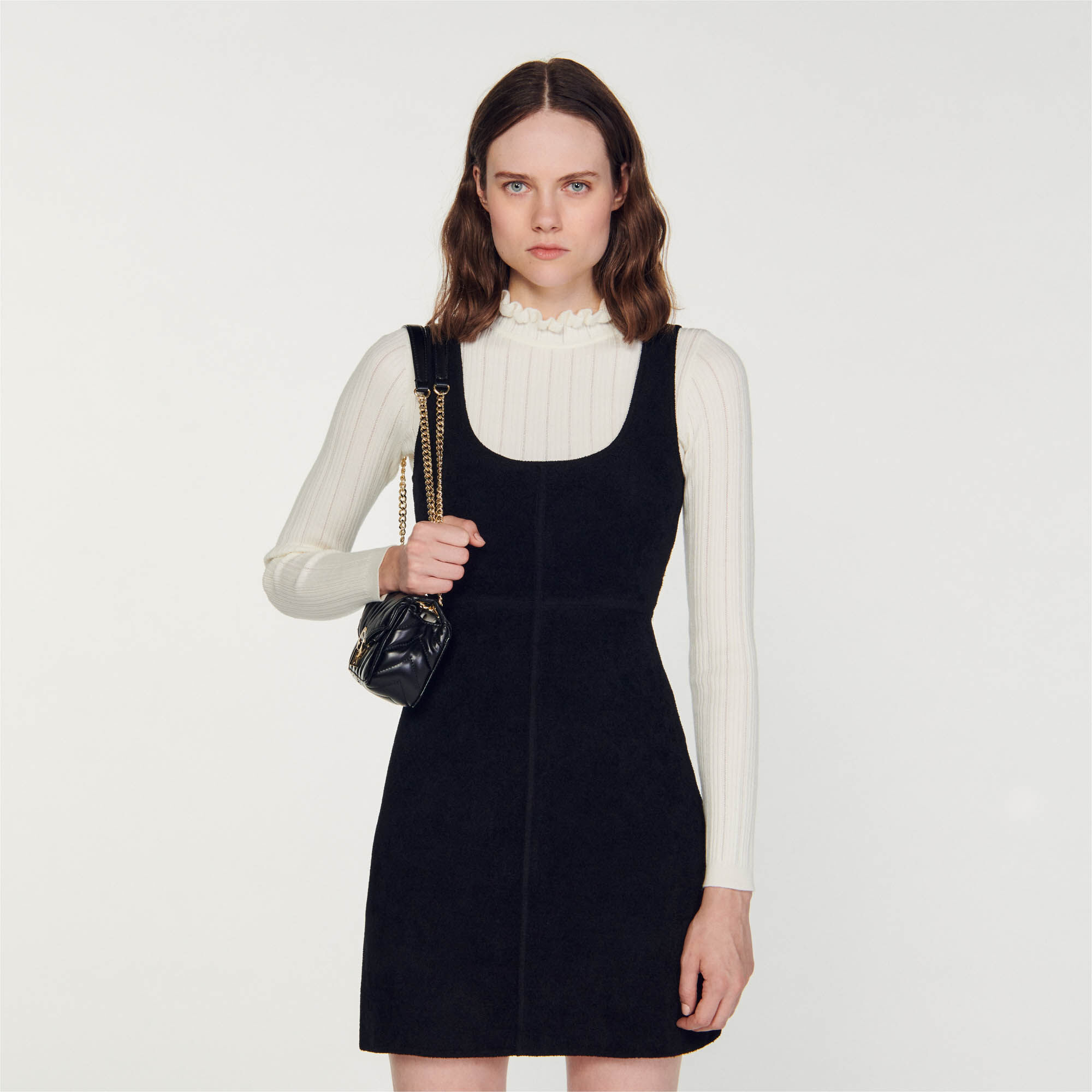 Ora Pinafore dress Dresses Sandro Paris
