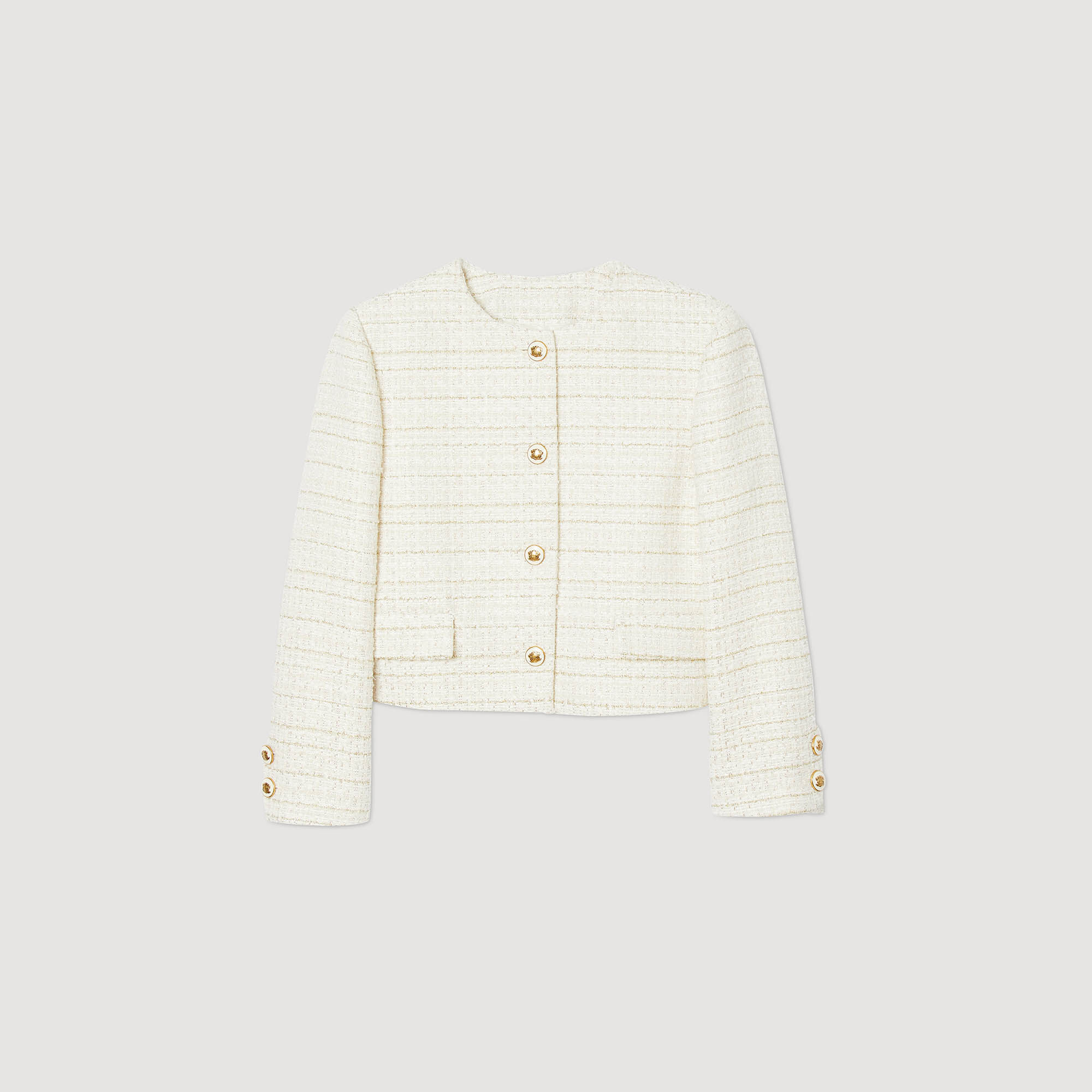 Sandro 2025 white jacket