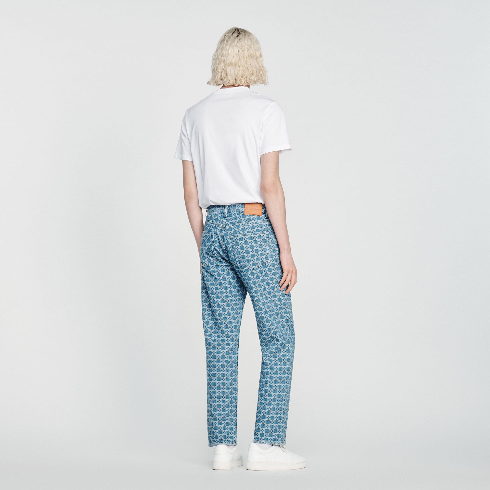 Square Cross straight leg jeans