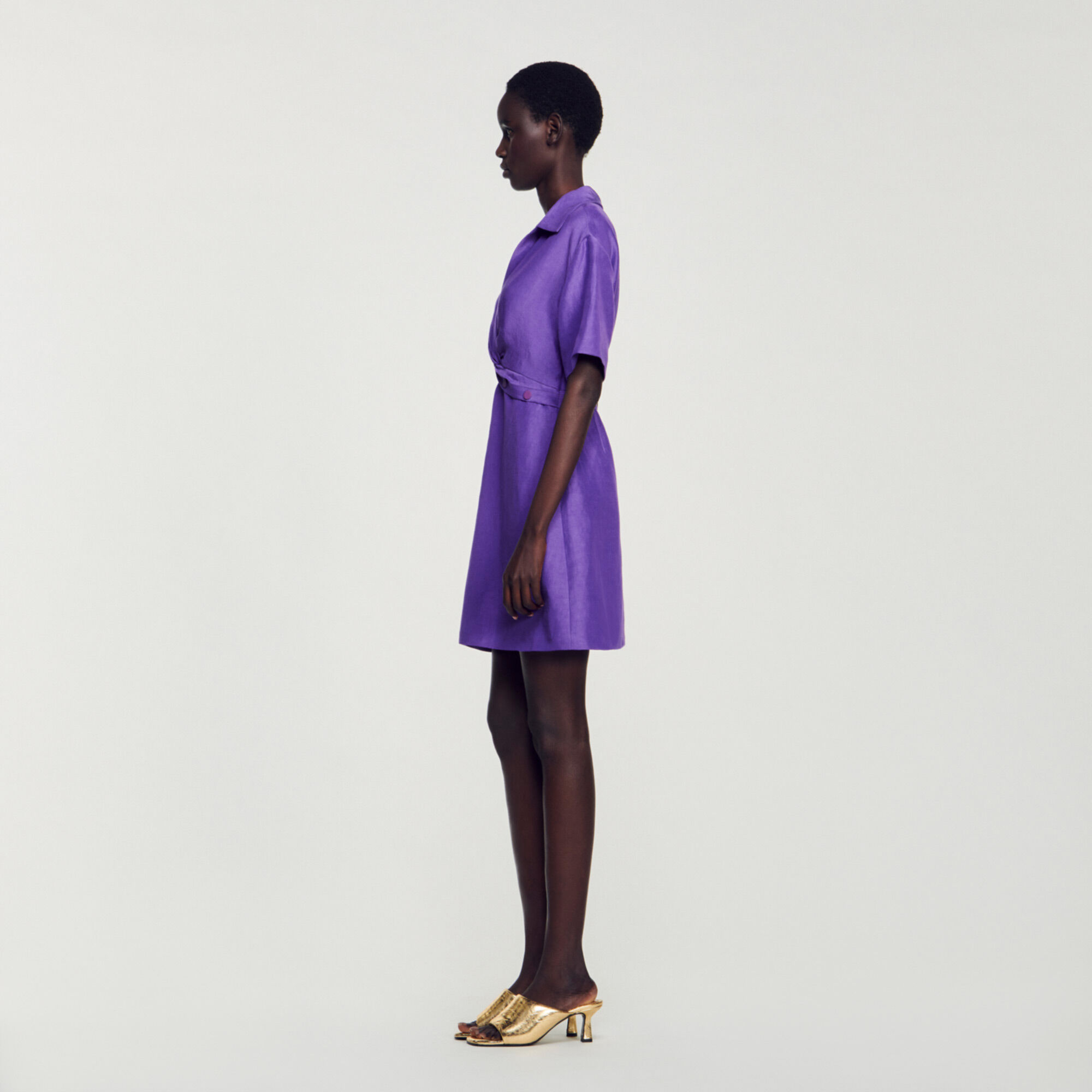 Sandro discount purple dress