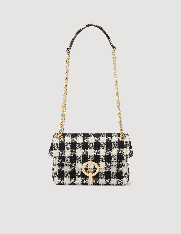 Sandro Yza bag in houndstooth tweed Login to add to Wish list. 1