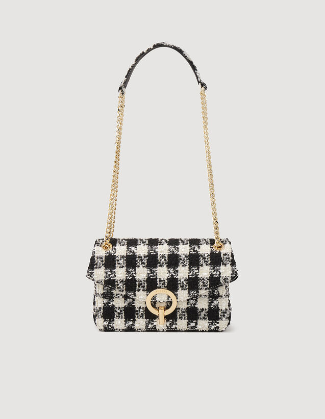 Sandro Yza bag in houndstooth tweed Login to add to Wish list. 2