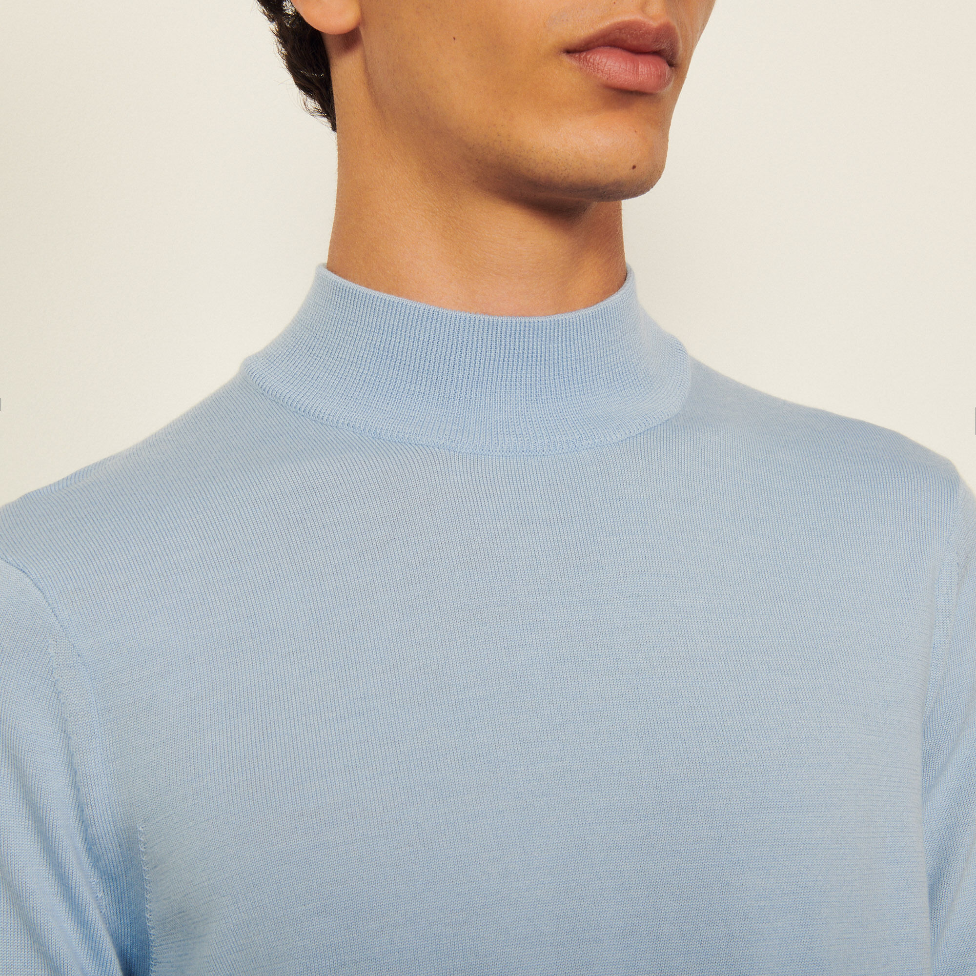 Funnel collar sweater clearance