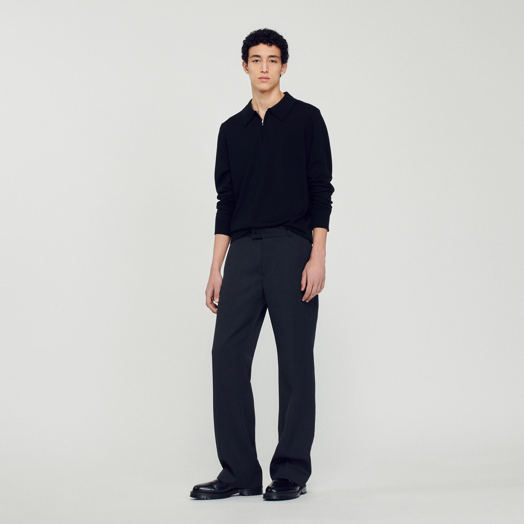 Polo sweater clearance mens zip up