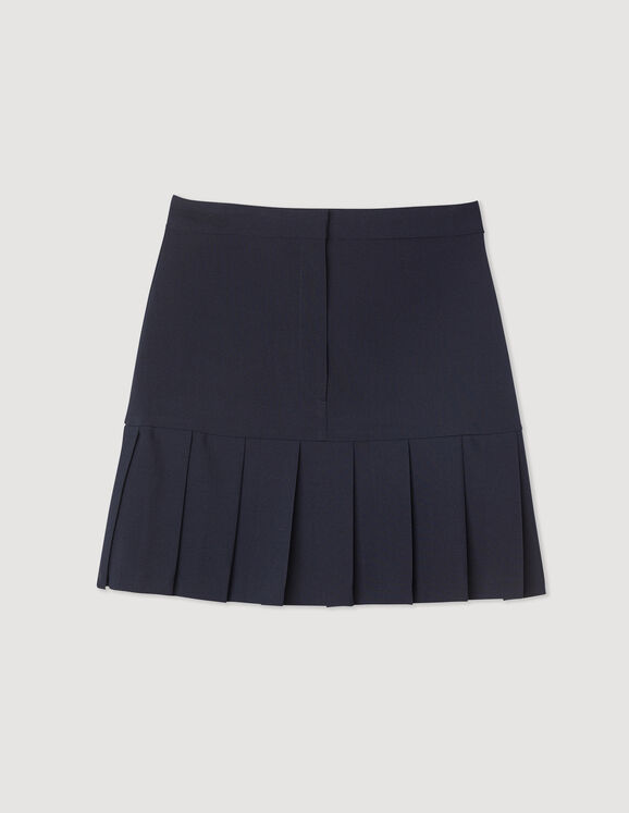 Short pleated skirt - Skirts | Sandro Paris