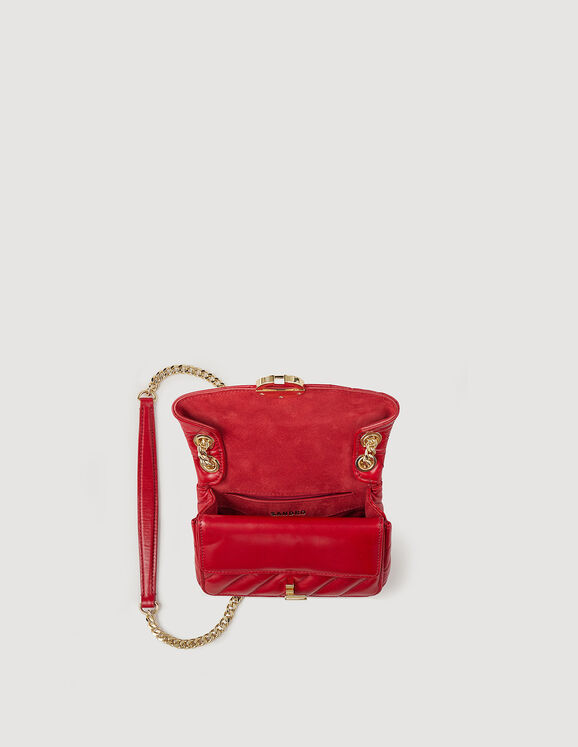 [산드로] Sandro Plain leather Yza Mini Bag