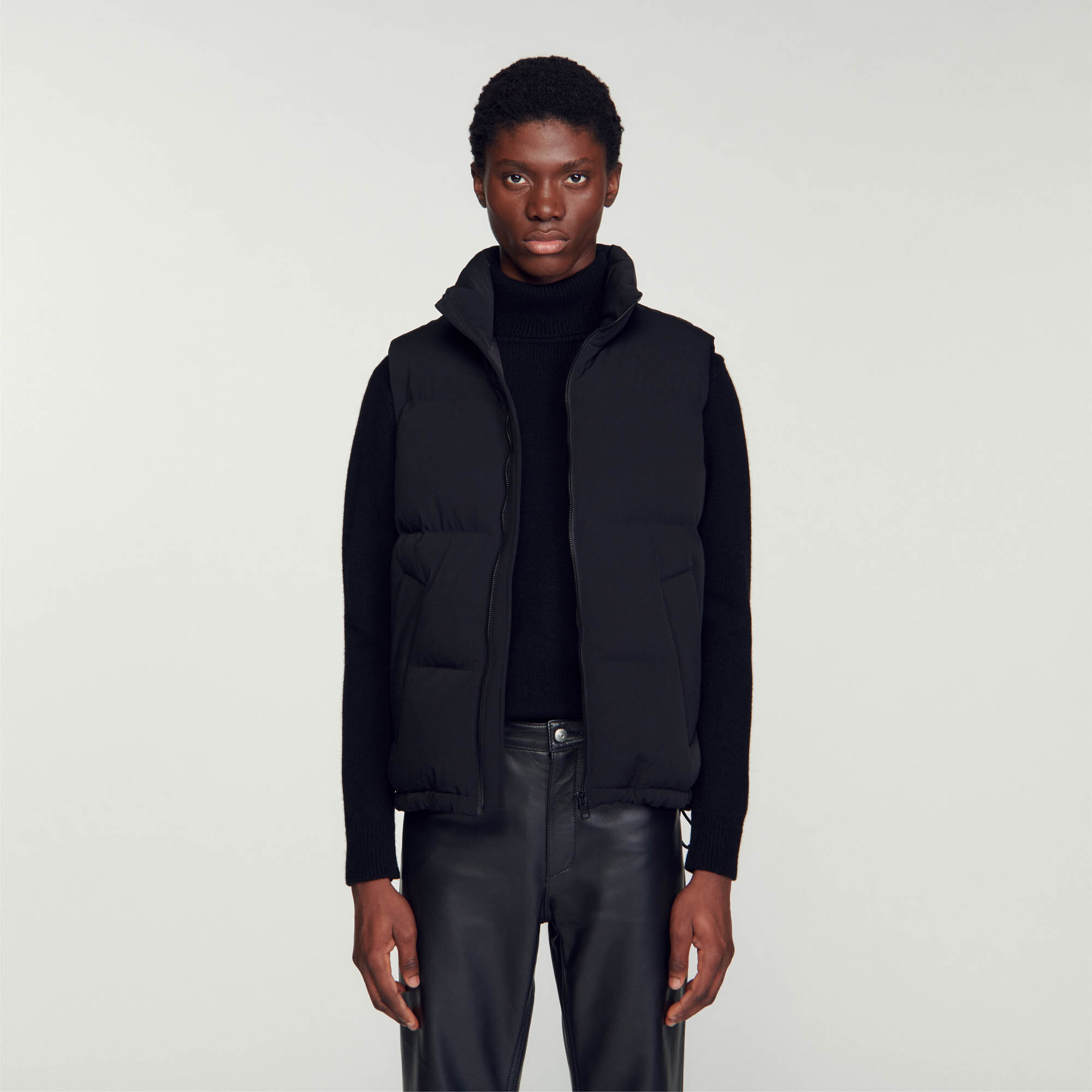 Vest Sleeveless puffer jacket Coats Sandro Paris