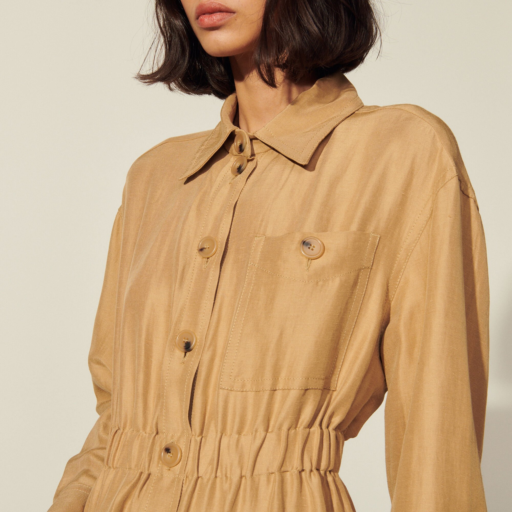 Sandro shirt shop dress