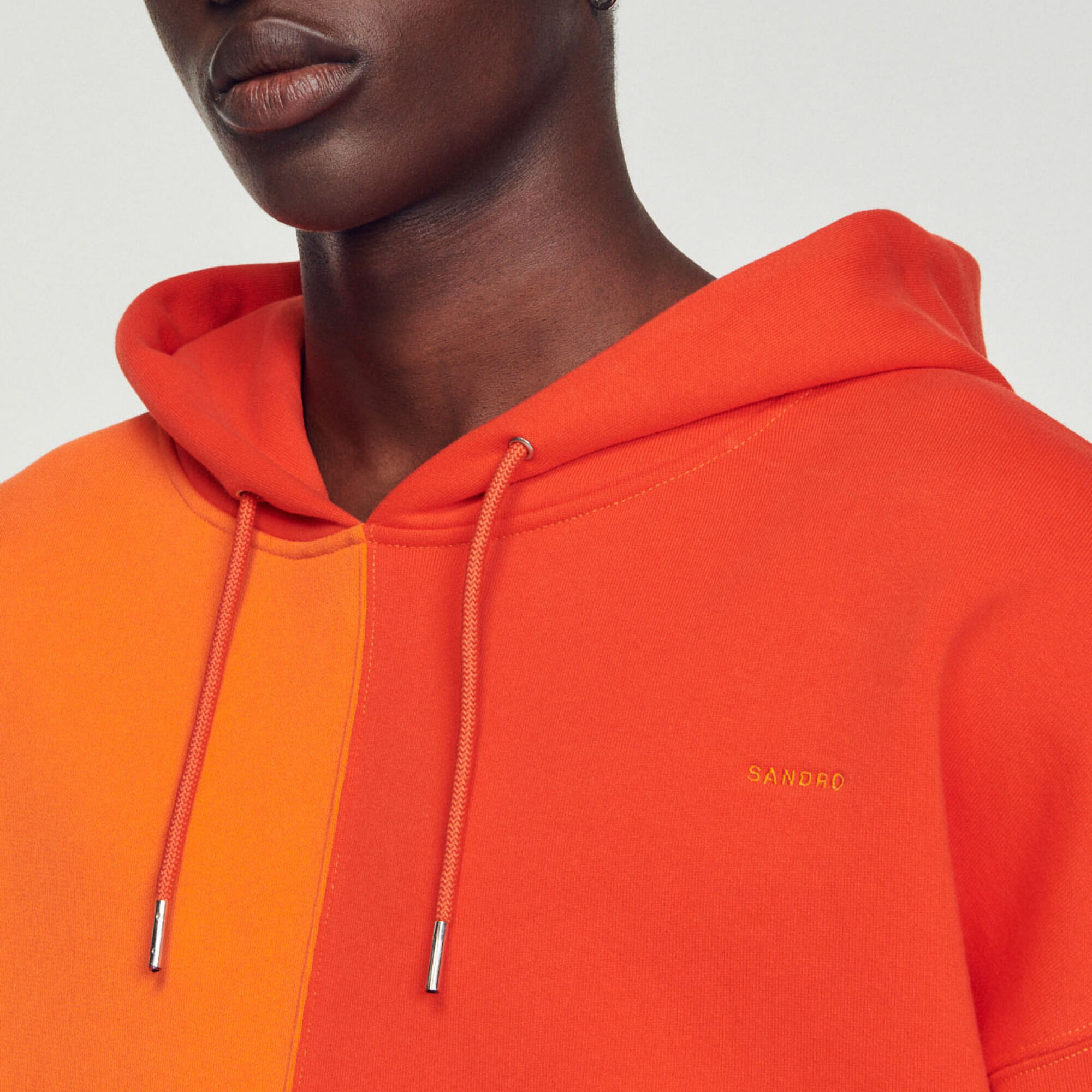 Sandro shop orange hoodie