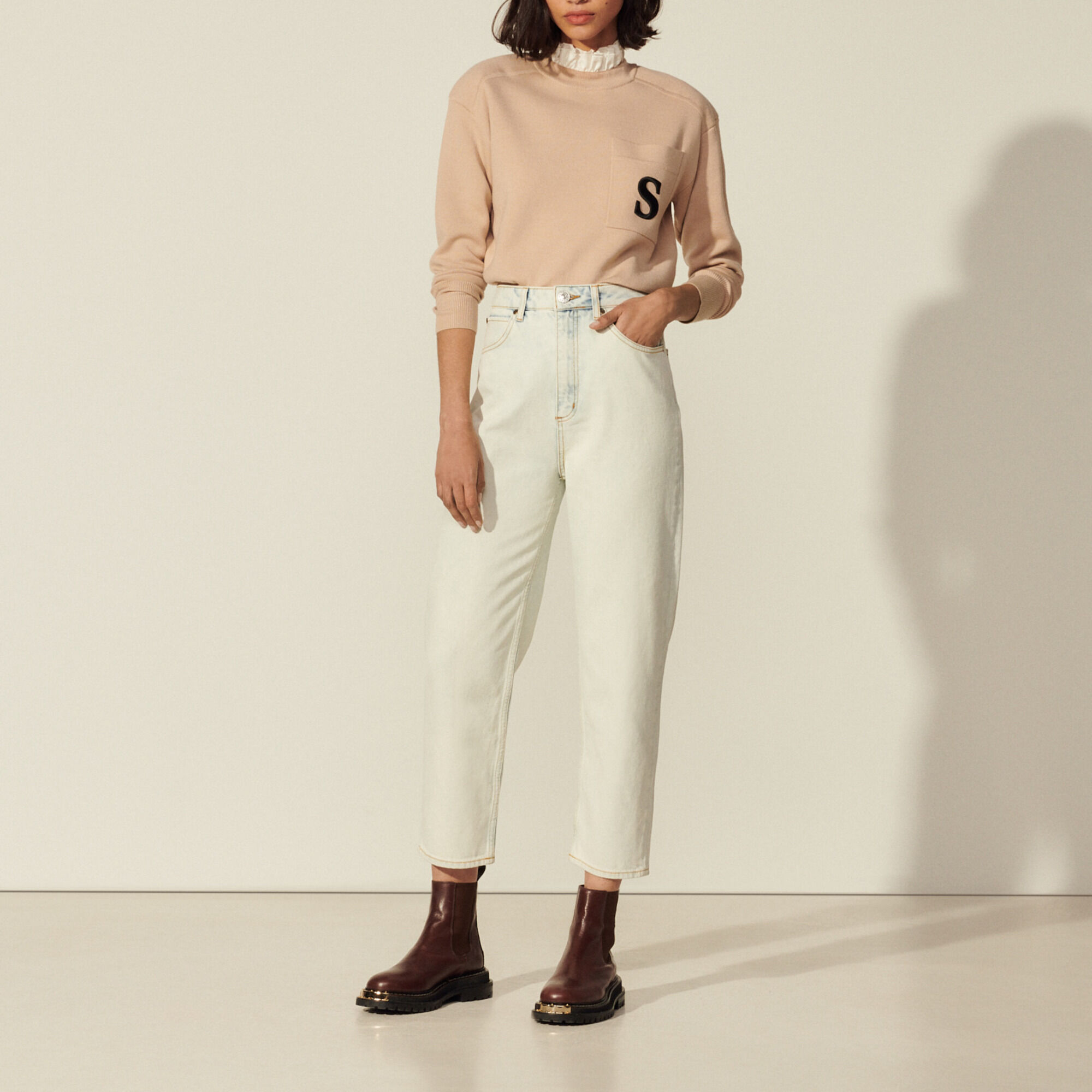 Sandro mom jeans clearance