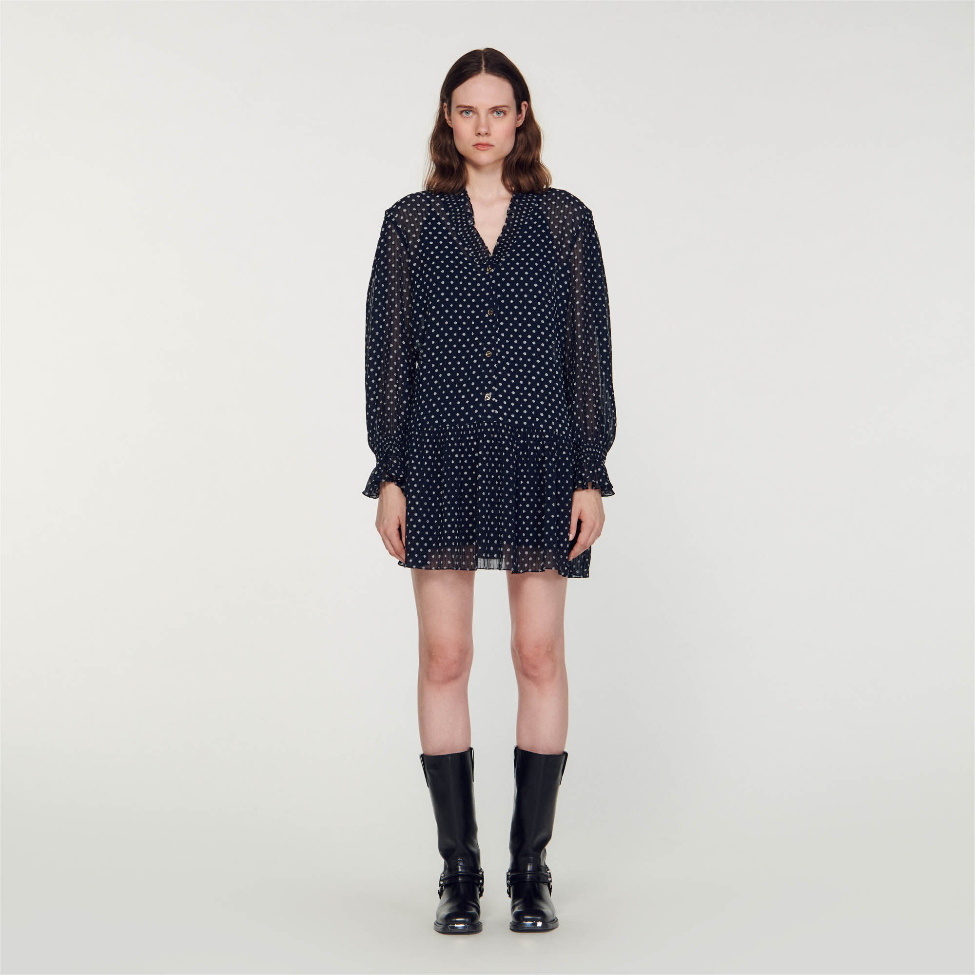 Sandro polka deals dot dress