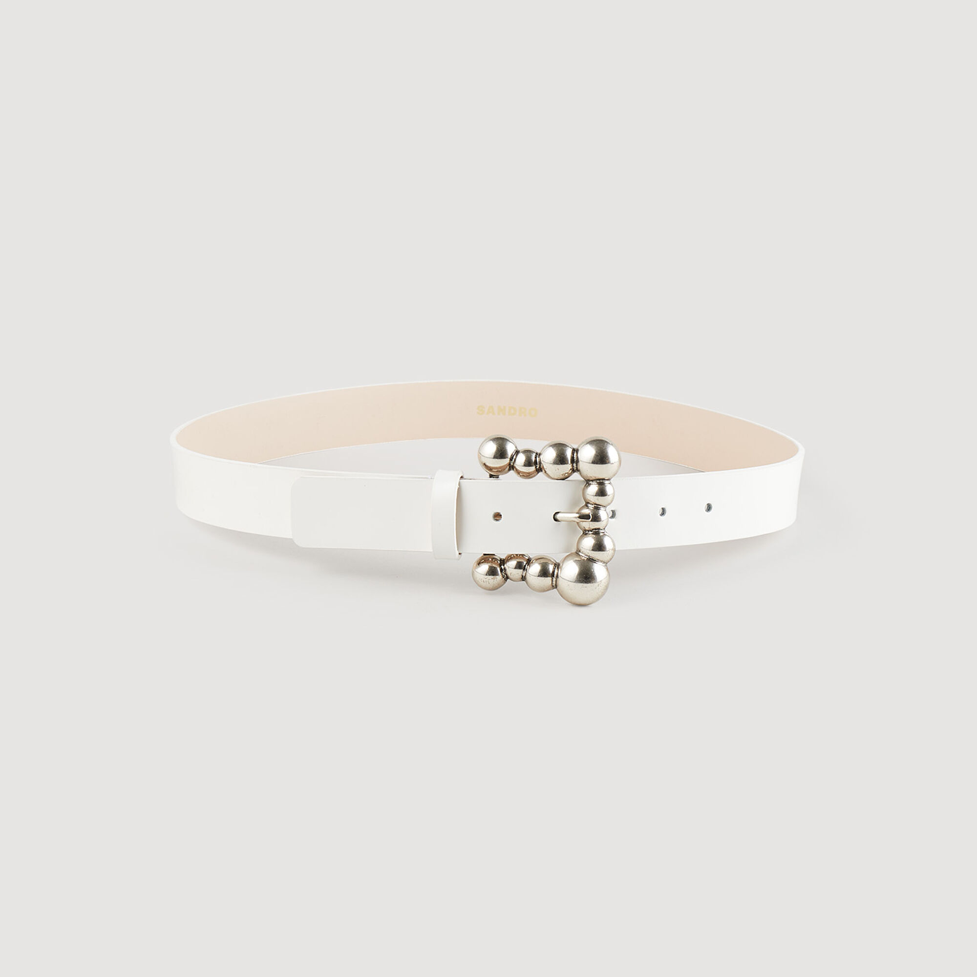 White shop ball belts
