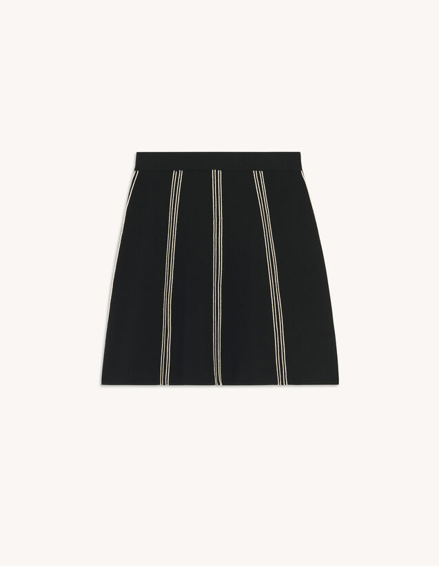 Sandro A-line knit skirt Select a size and. 1