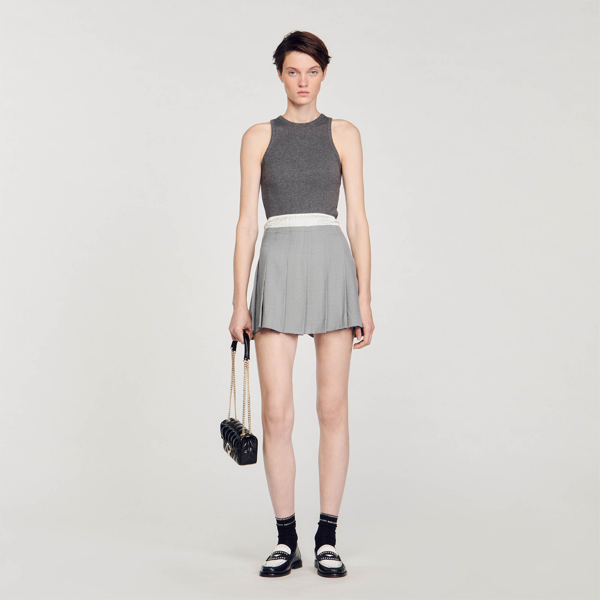 Jupe shop plissée sandro
