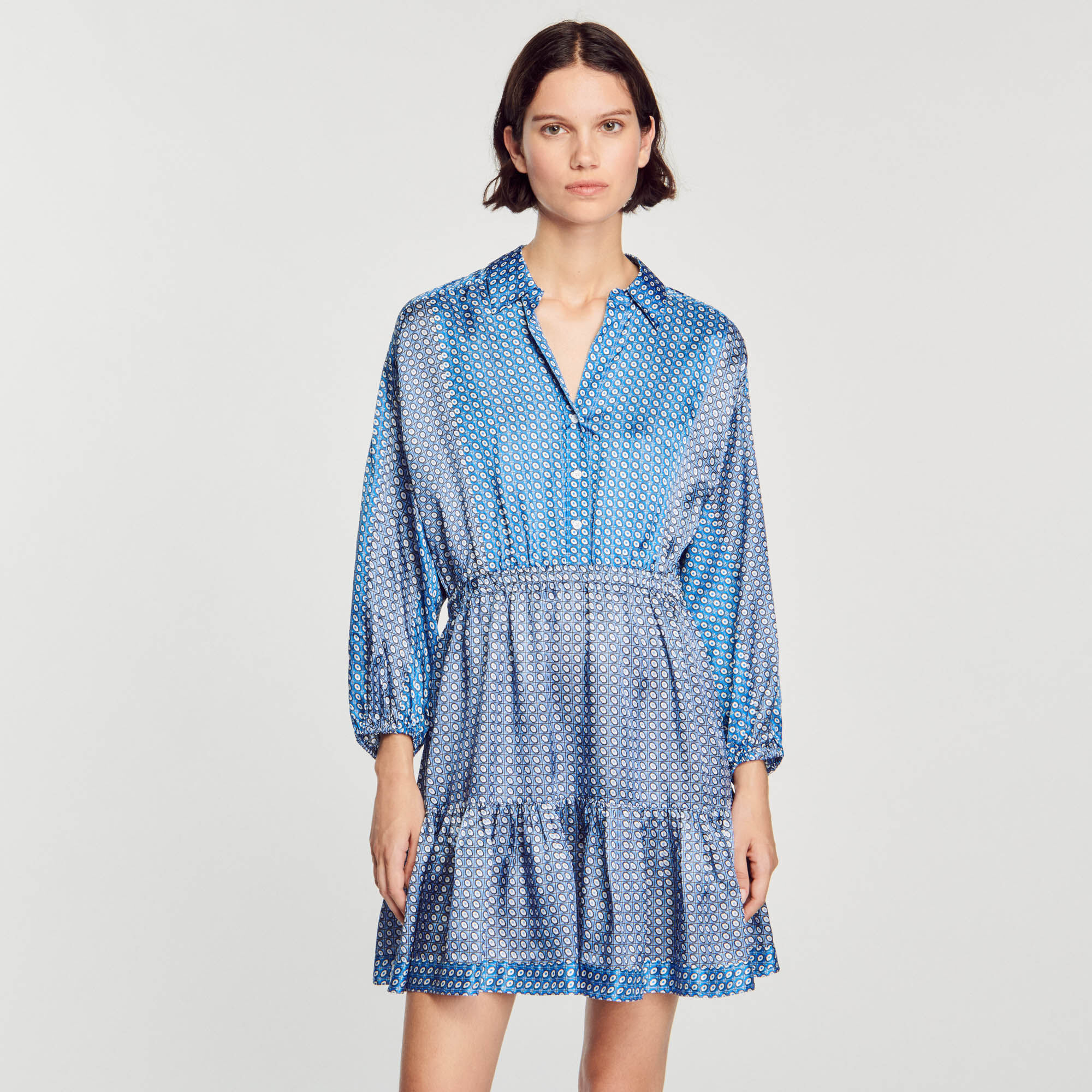 Sandro paris 2025 blue dress