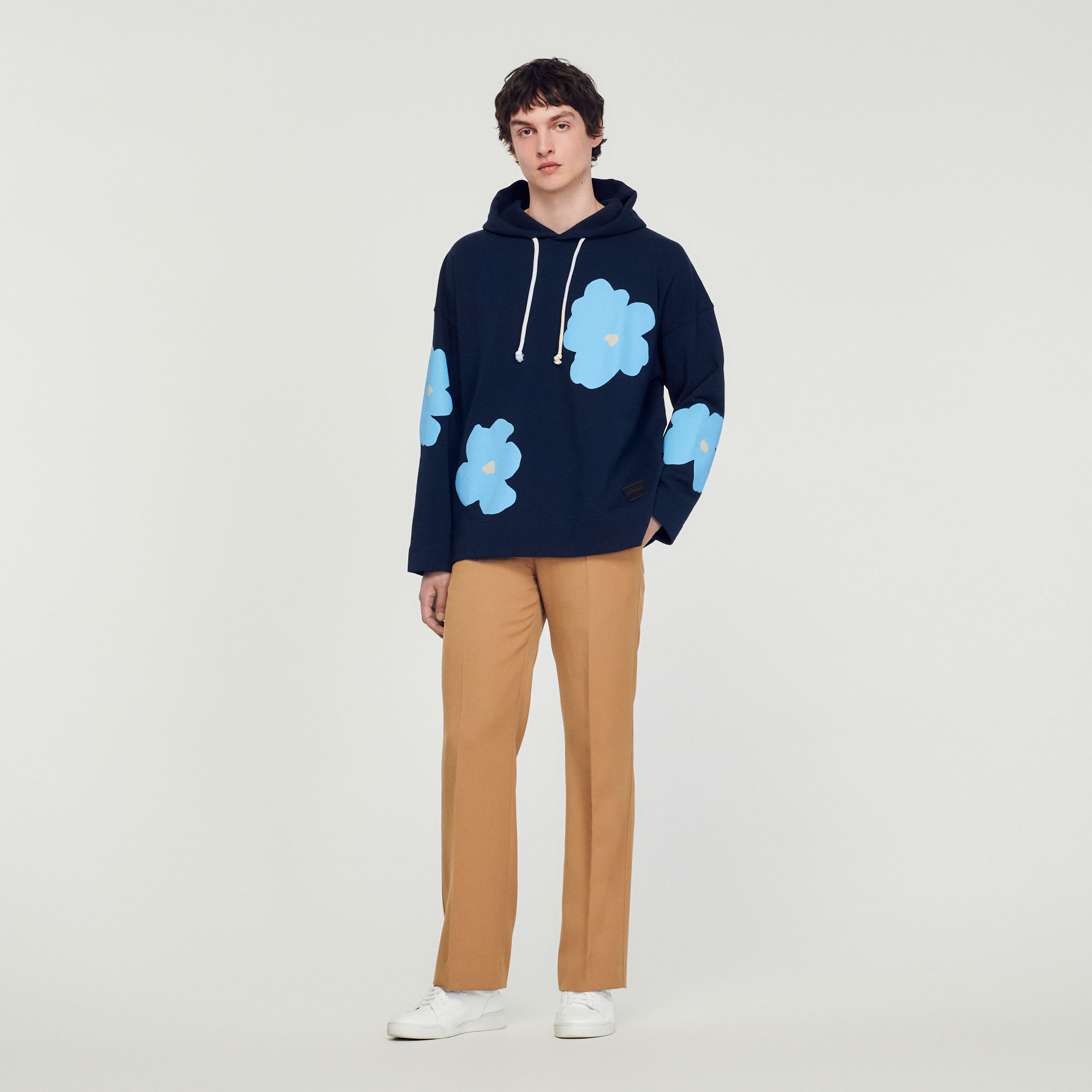 Sandro hot sale flower hoodie