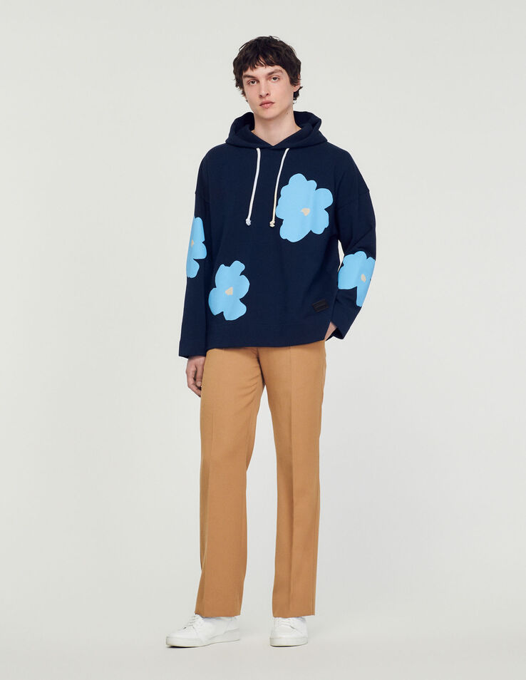 Sandro Floral pattern hoodie Login to add to Wish list. 1