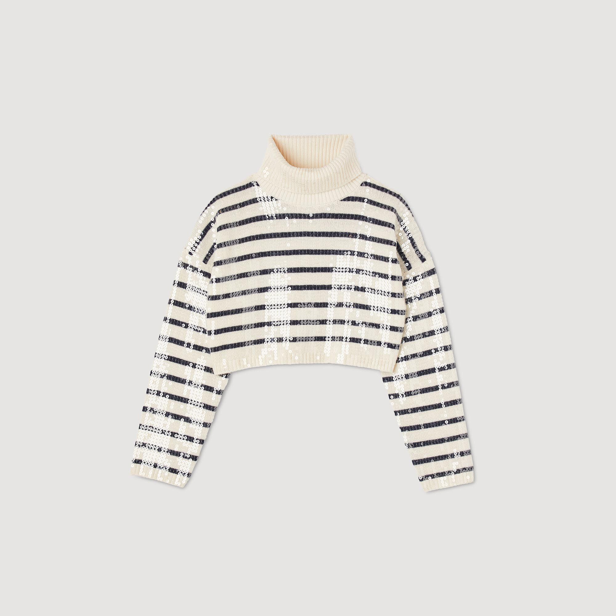 Cropped Breton sweater