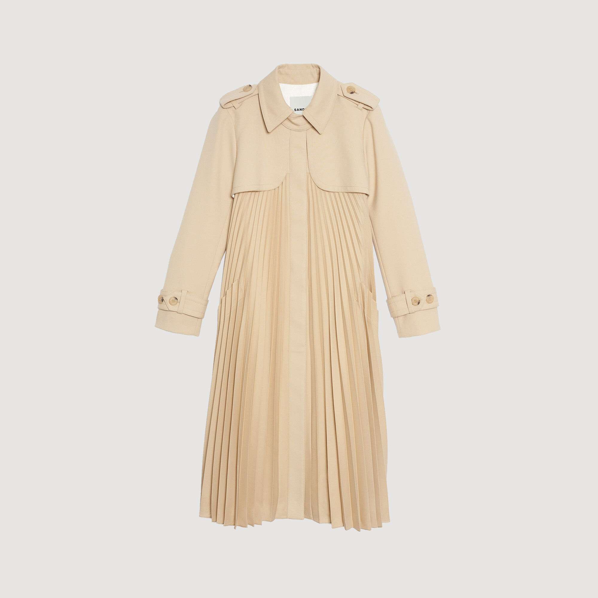 Sandro trench plissé outlet