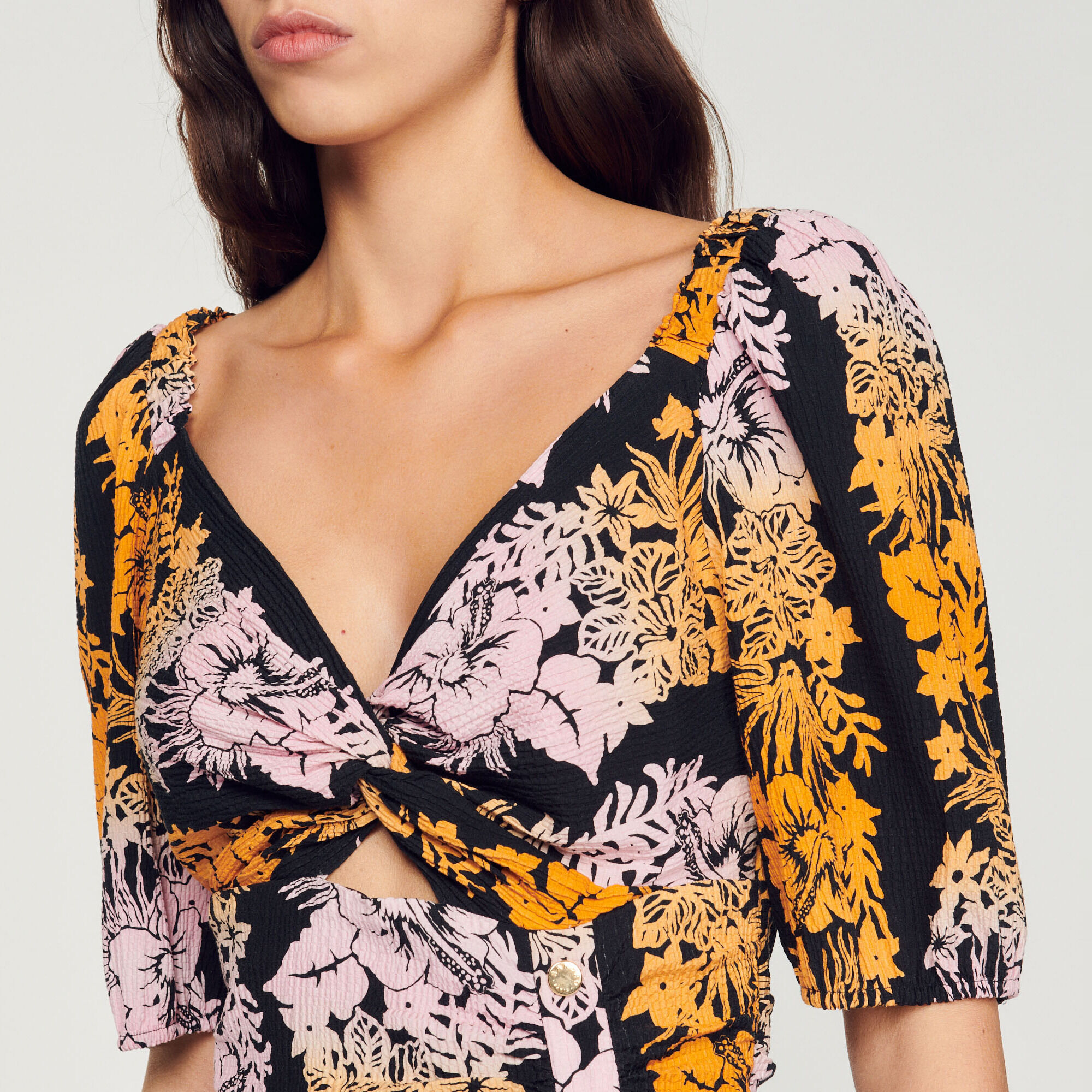 Sandro short hotsell printed dress