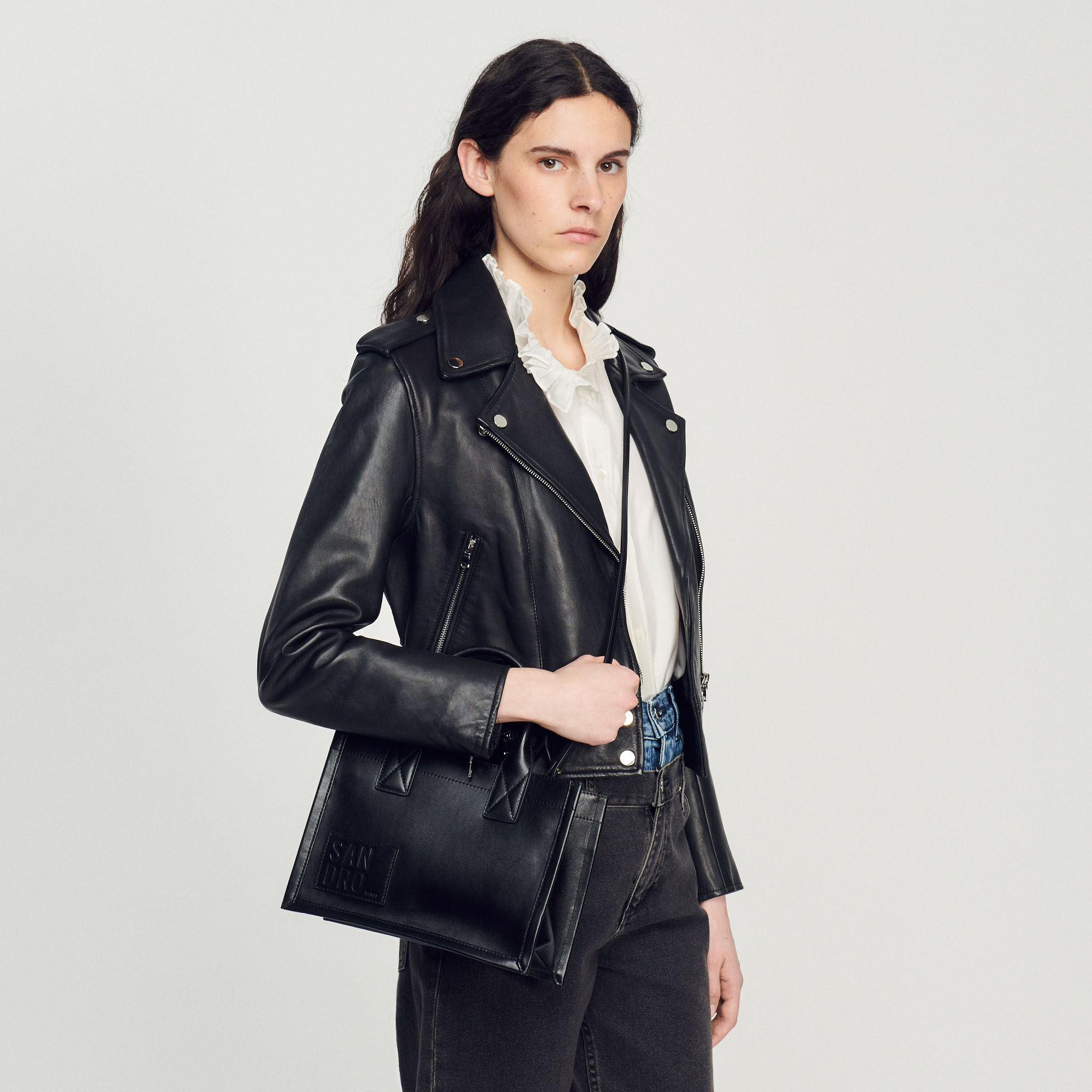 Small Kasbah tote in smooth leather