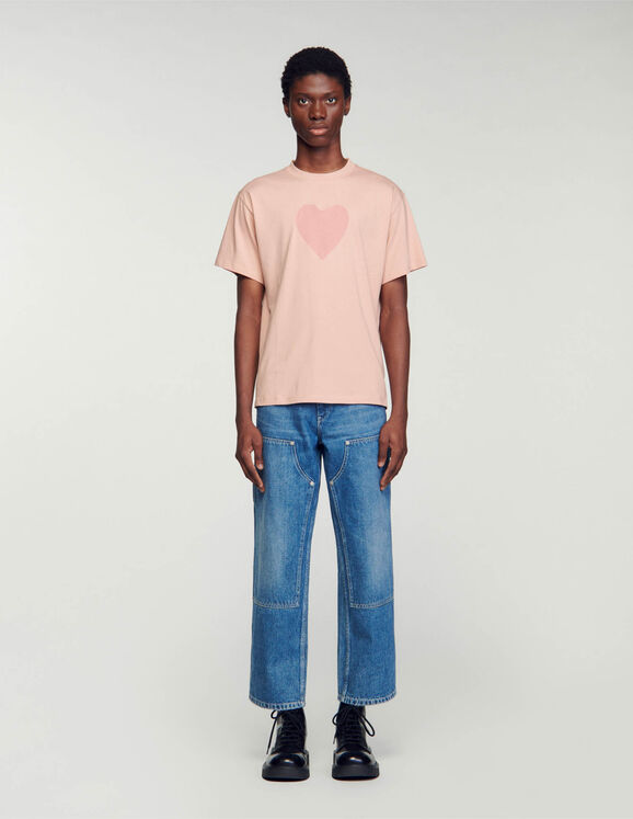 Cotton T-shirt Pink US_Men
